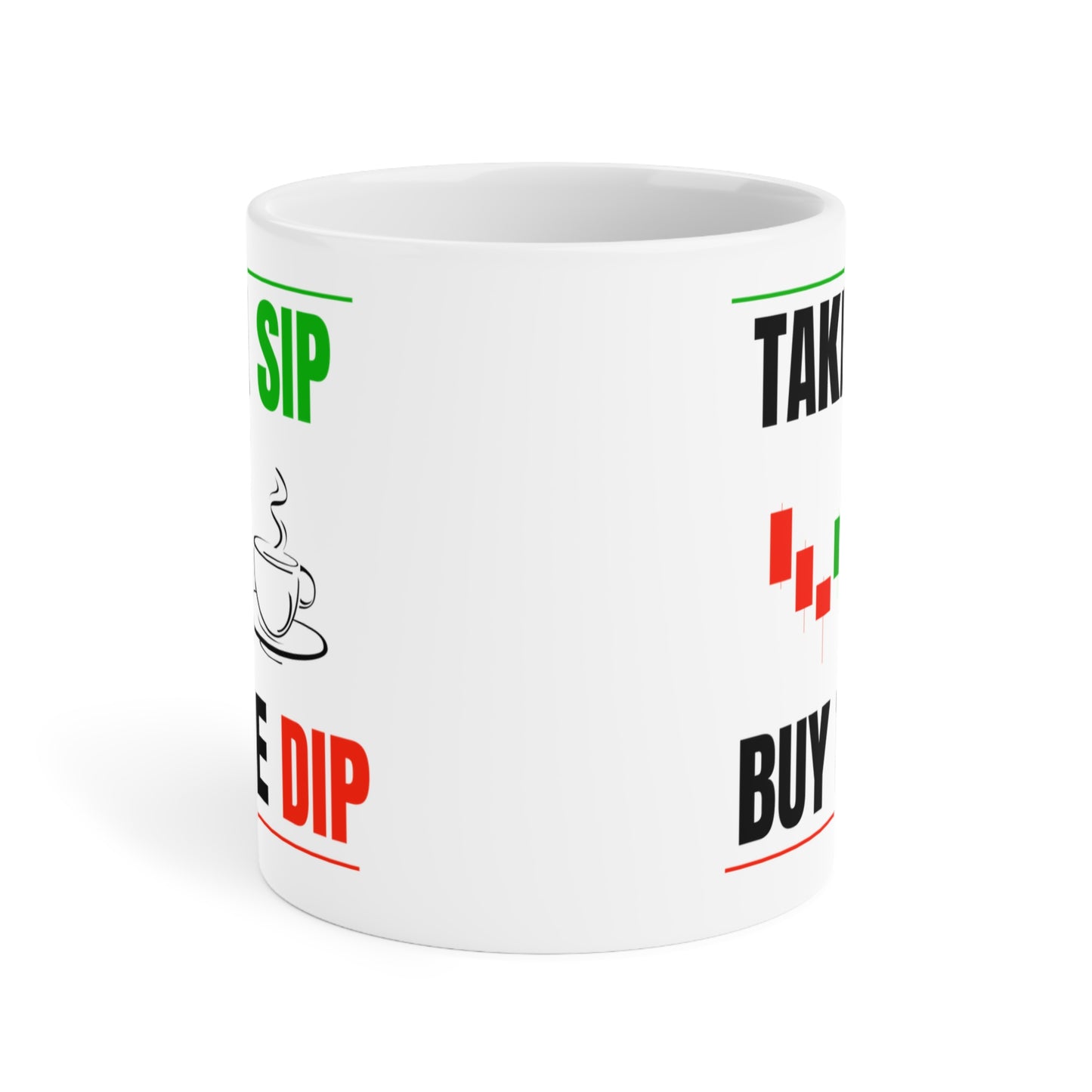 Buy The Dip - White Trading Mug (CAD)