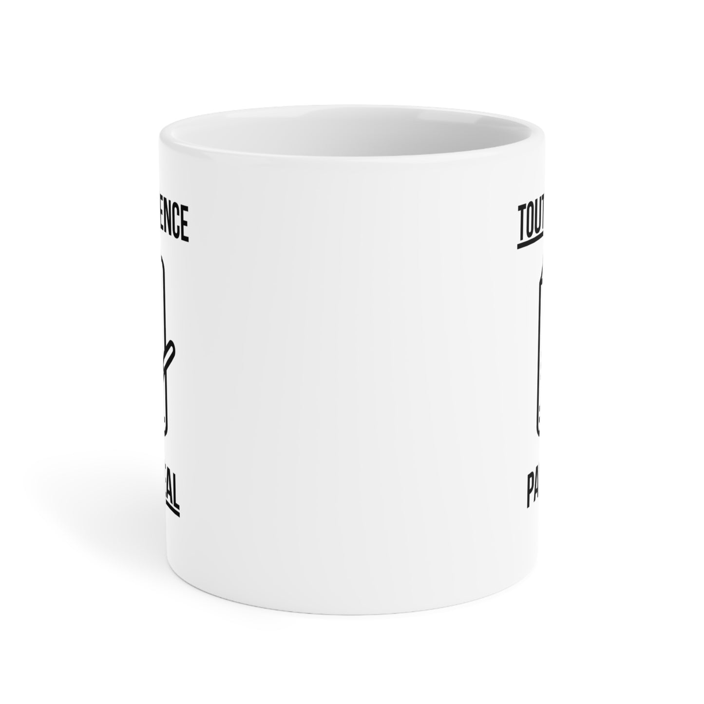 Tout Commence Par Un Deal (3) - White Motivation Mug (CAD)