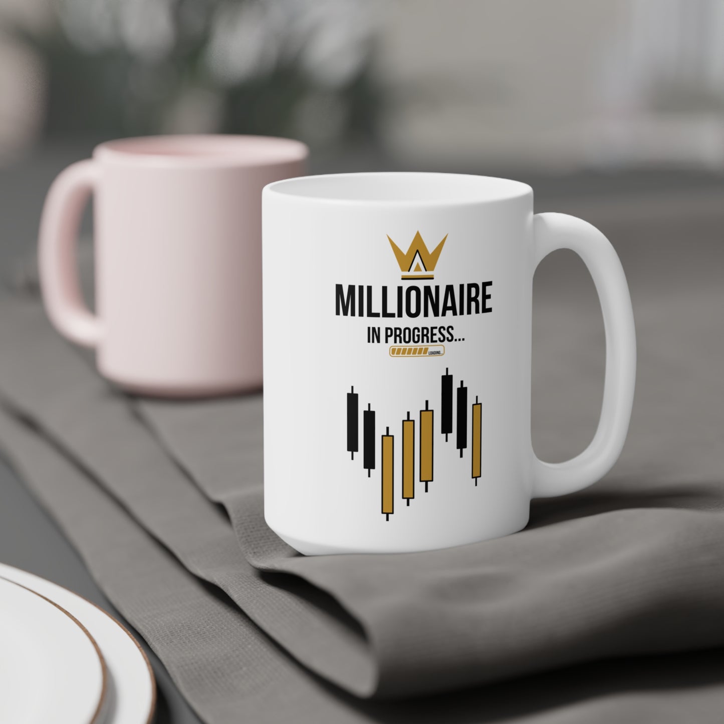 Millionaire Progress - White Trading Mug (CAD)