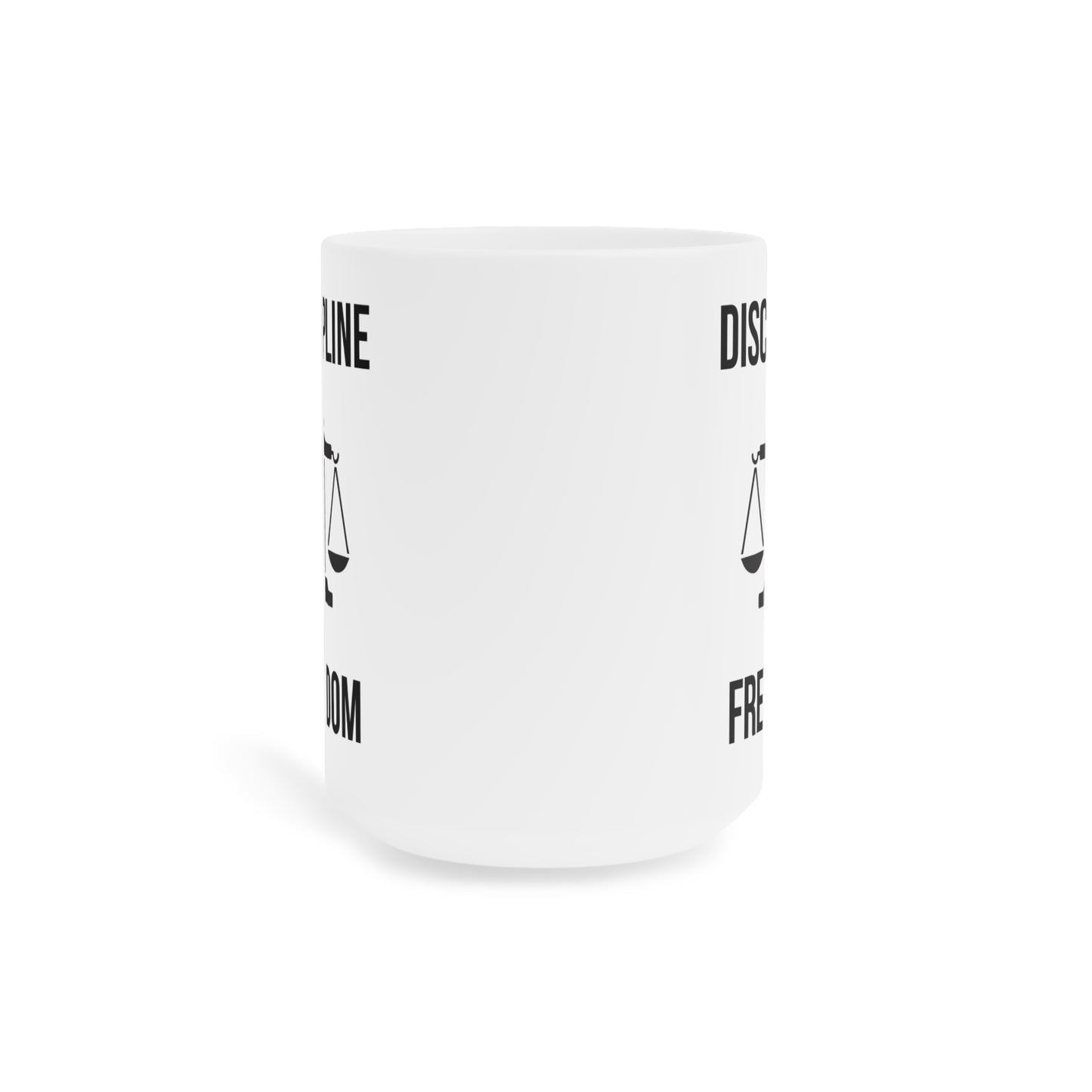 Discipline Equals Freedom (4) - White Motivation Mug (CAD)