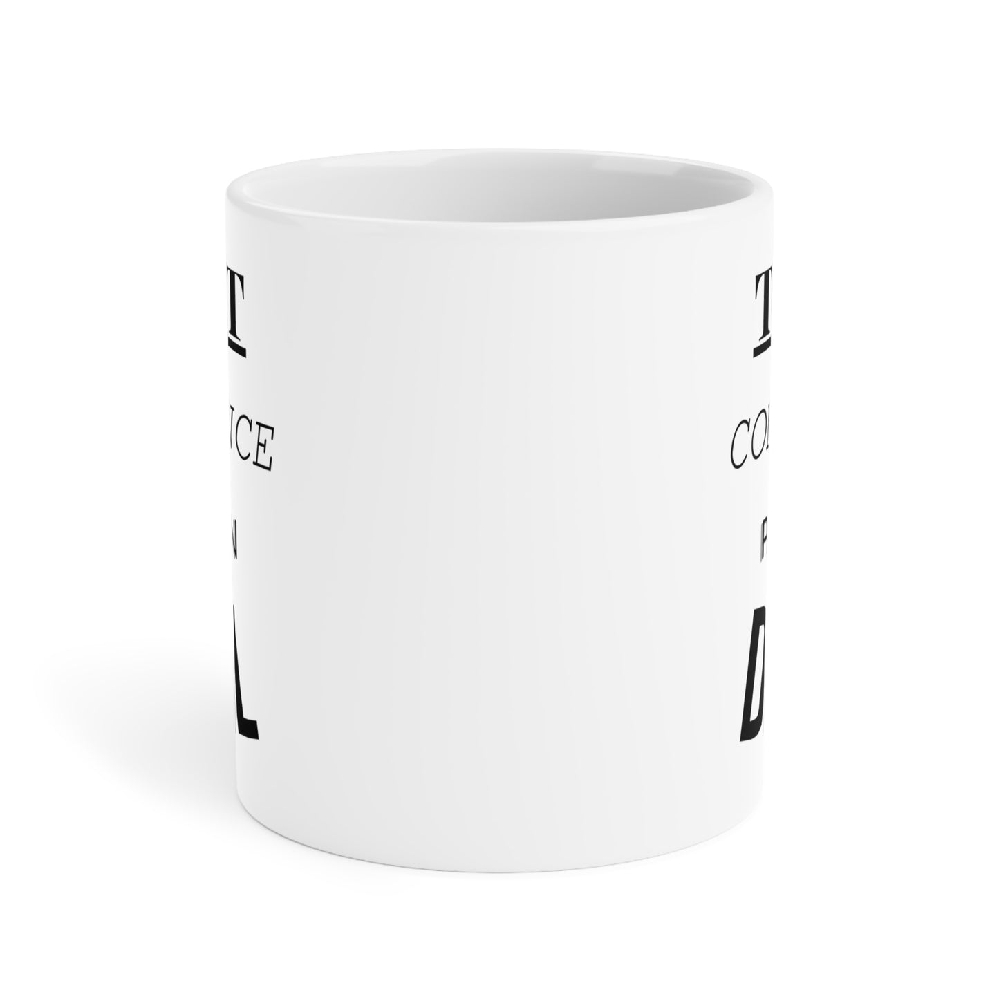 Tout Commence Par Un Deal (1) - White Motivation Mug (CAD)