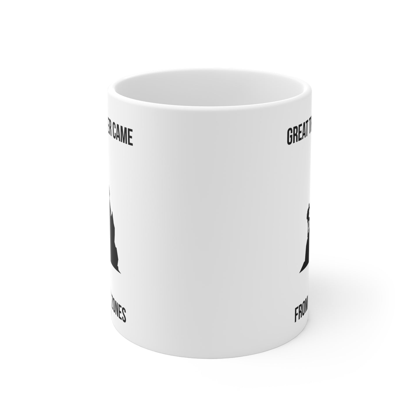 Great Things Never Came from Comfort Zone (6) - White Motivation Mug (CAD)