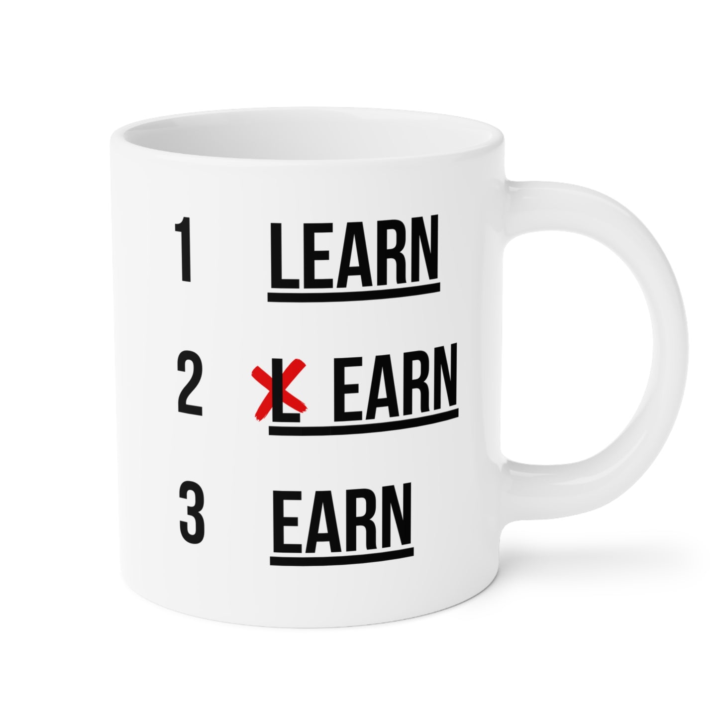 Remove the L (5) - White Motivation Mug (CAD)