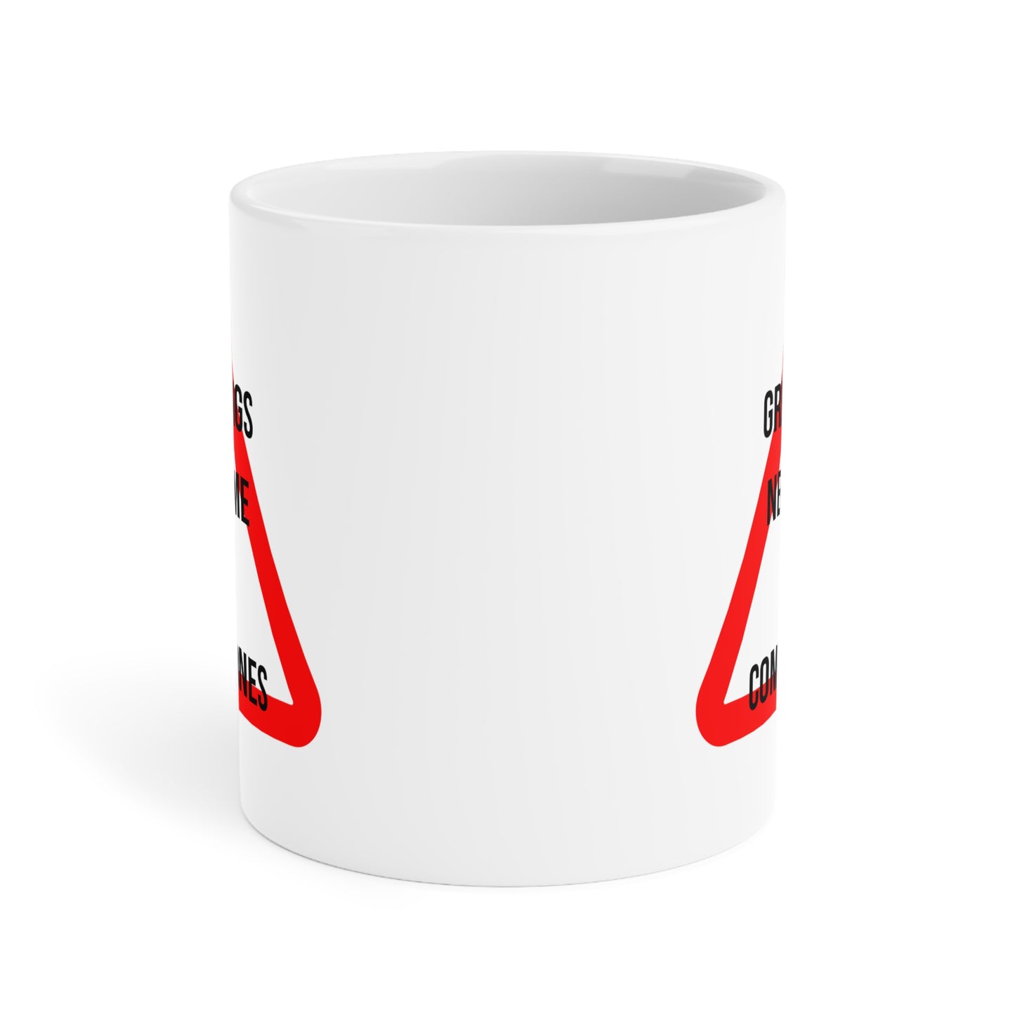 Great Things Never Came from Comfort Zone (3) - White Motivation Mug (CAD)