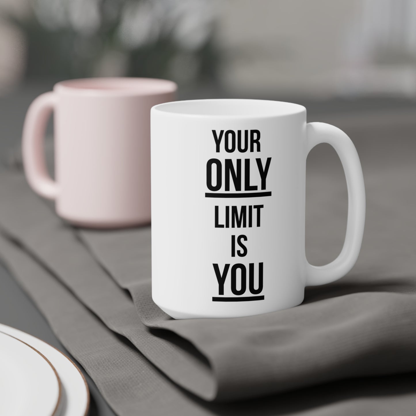 Your Only Limit is You (1) - White Motivation Mug (CAD)