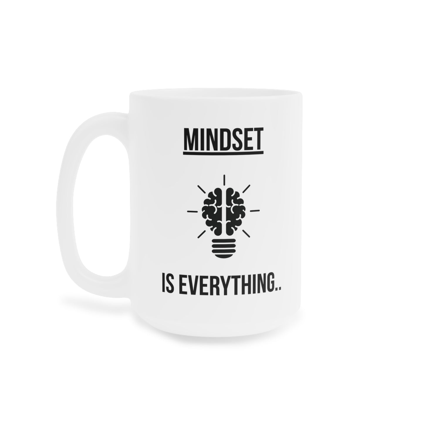 Mindset is Everything (1) - White Motivation Mug (CAD)