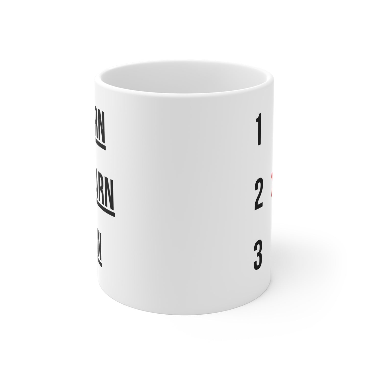 Remove the L (5) - White Motivation Mug (CAD)