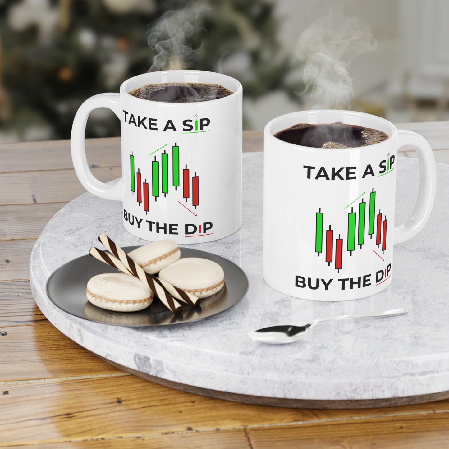 Buy The Dip (1) - White Trading Mug (CAD)