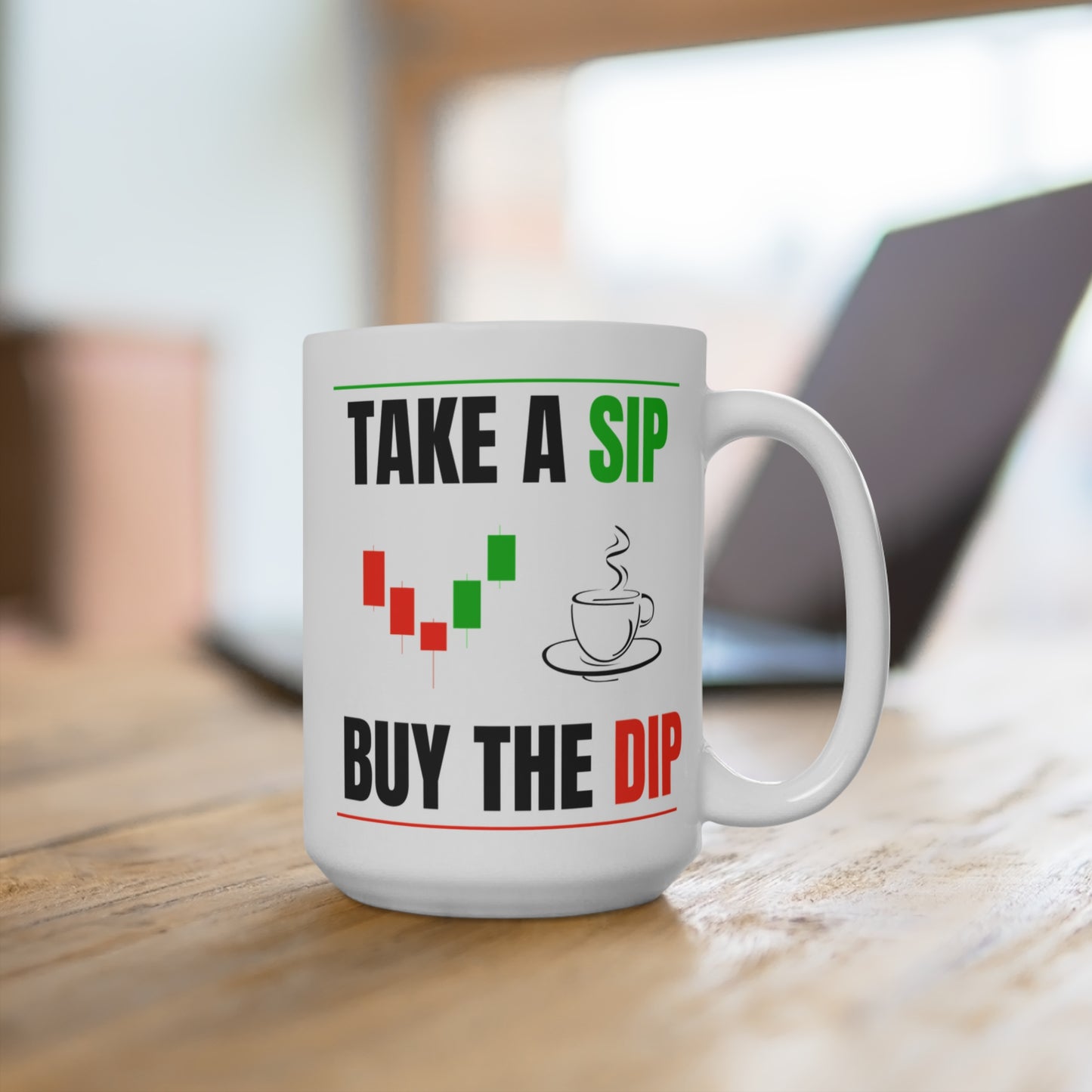 Buy The Dip - White Trading Mug (CAD)