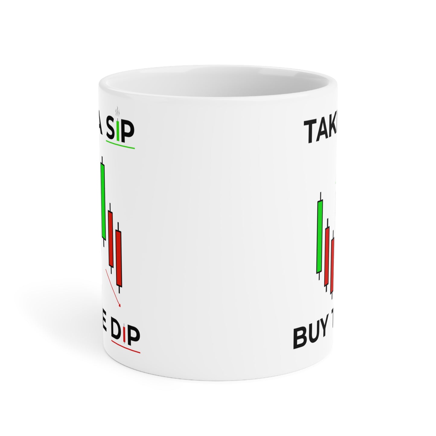 Buy The Dip (1) - White Trading Mug (CAD)