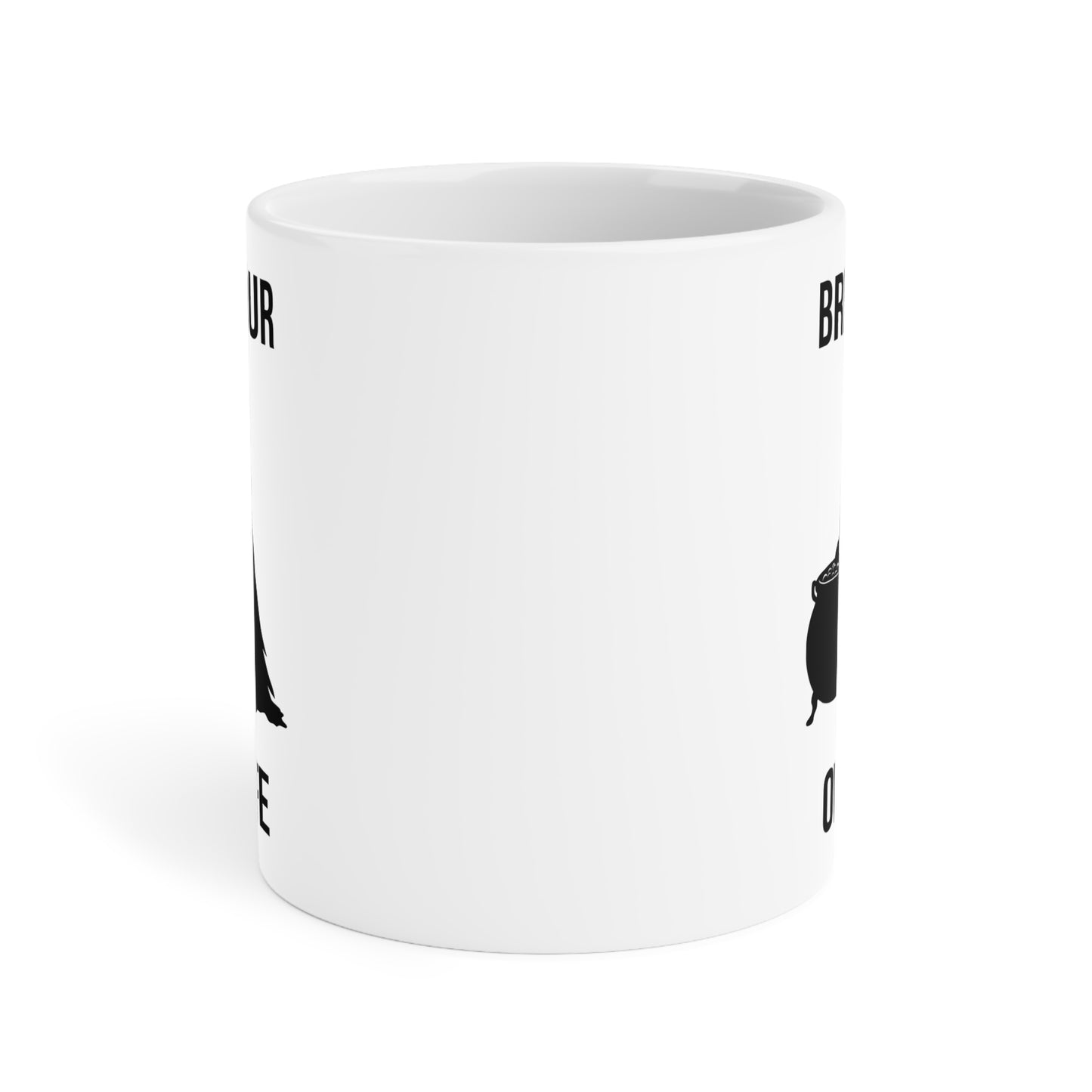 Brew your own life (2) - White Halloween Mug (CAD)