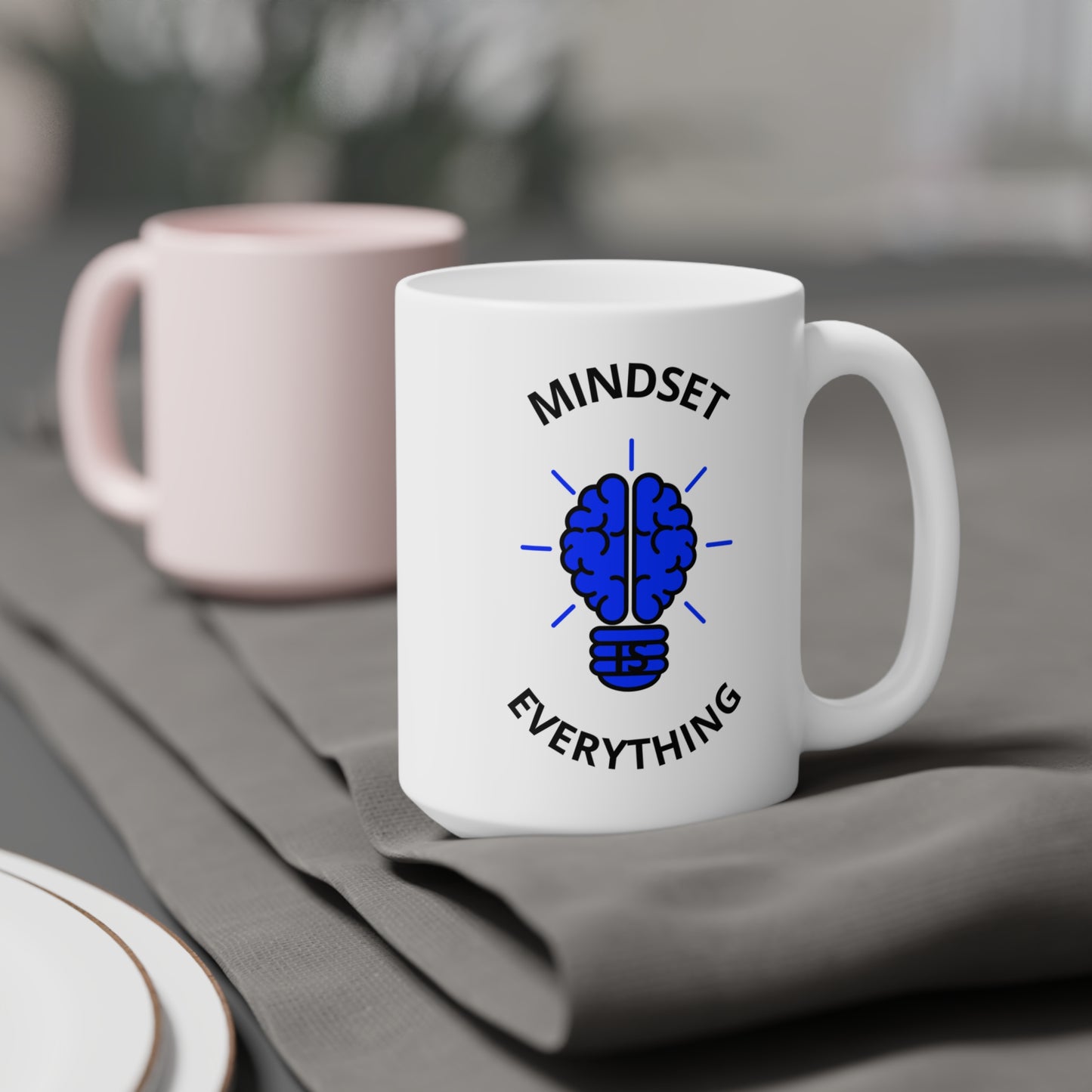 Mindset is Everything (2) - White Motivation Mug (CAD)