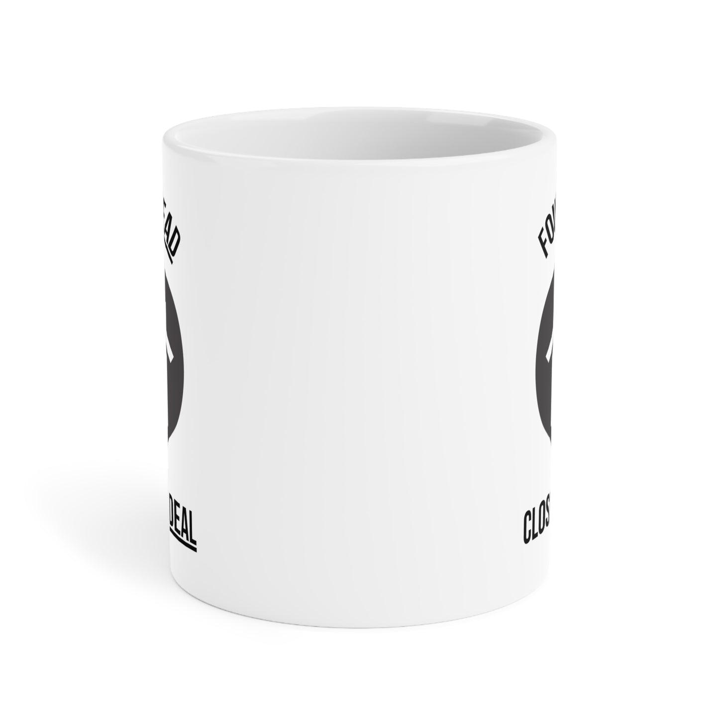 Found A Lead, Closed The Deal (3) - White Motivation Mug (CAD)