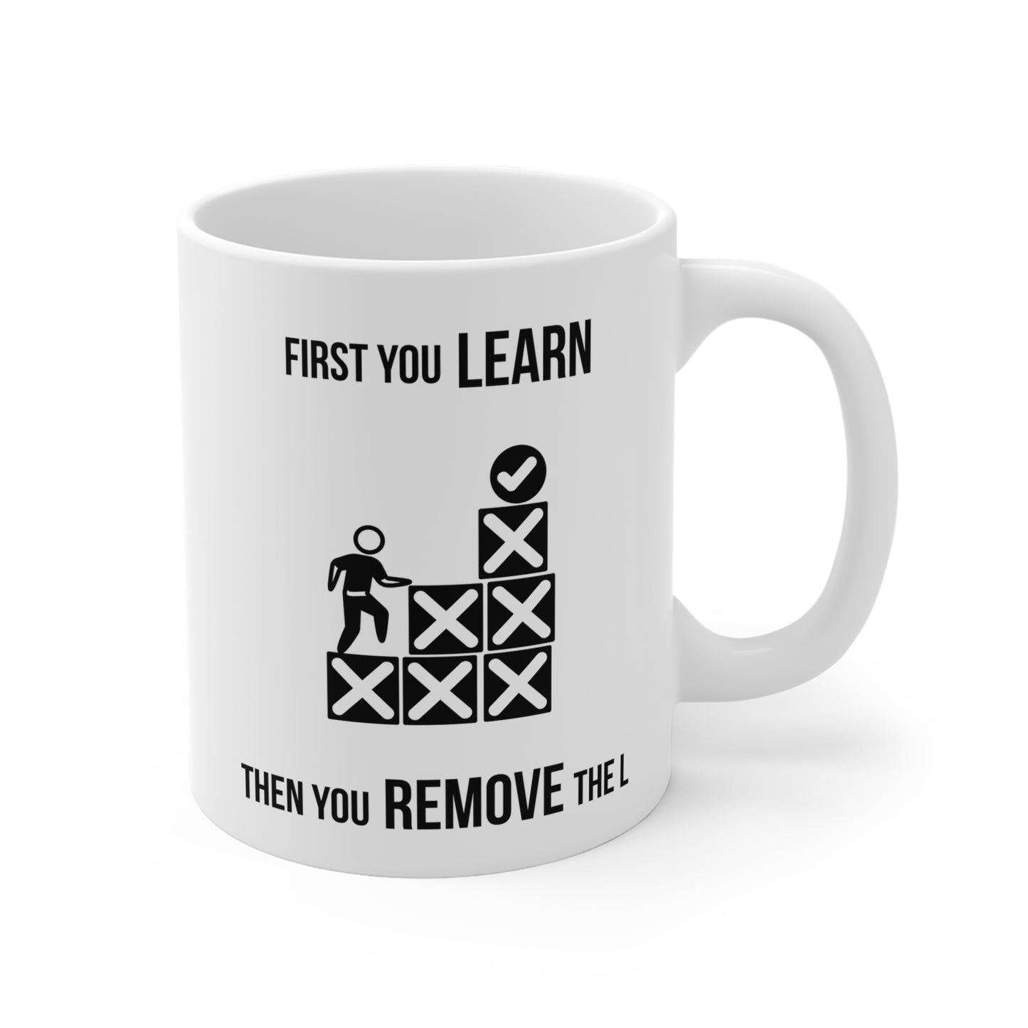 Remove the L (3) - White Motivation Mug (CAD)