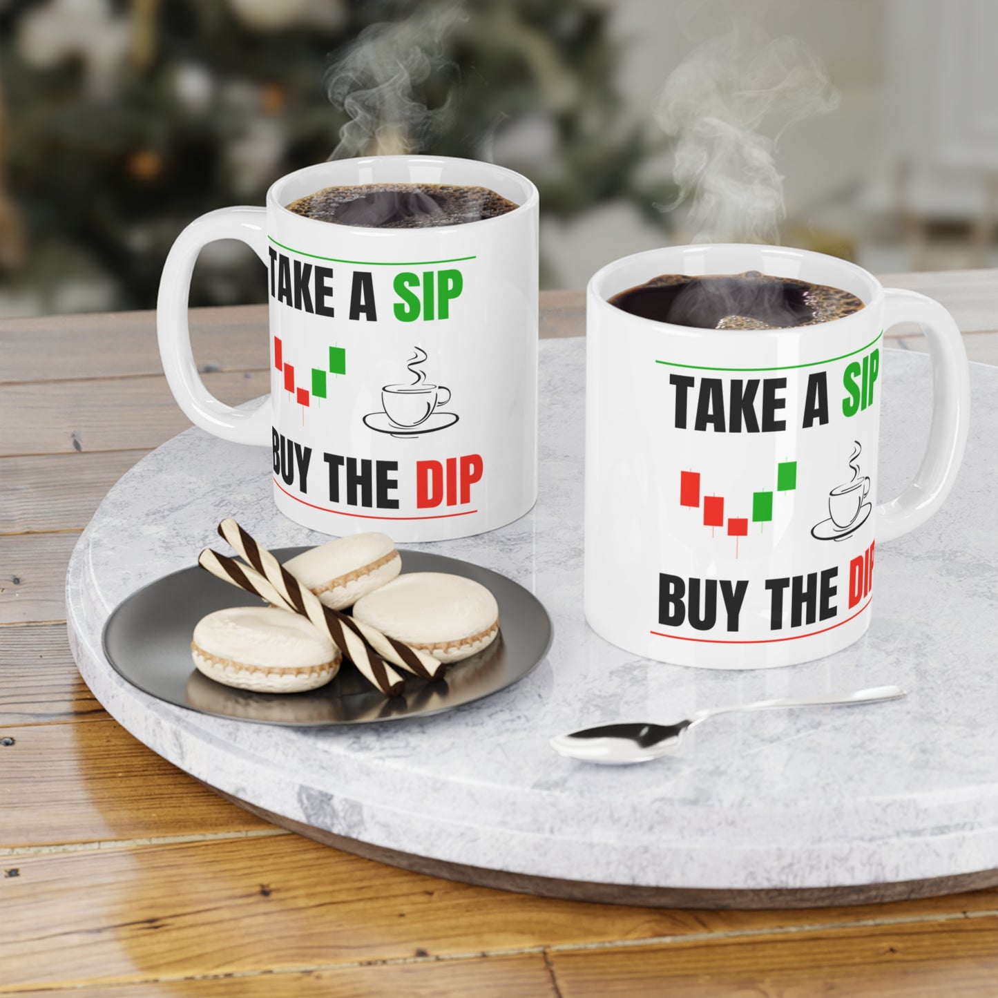 Buy The Dip - White Trading Mug (CAD)