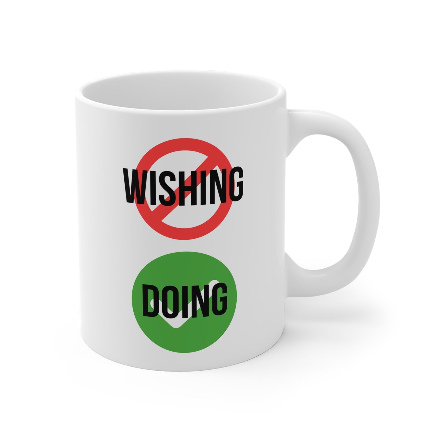 Stop Wishing Start Doing (6) - White Motivation Mug (CAD)