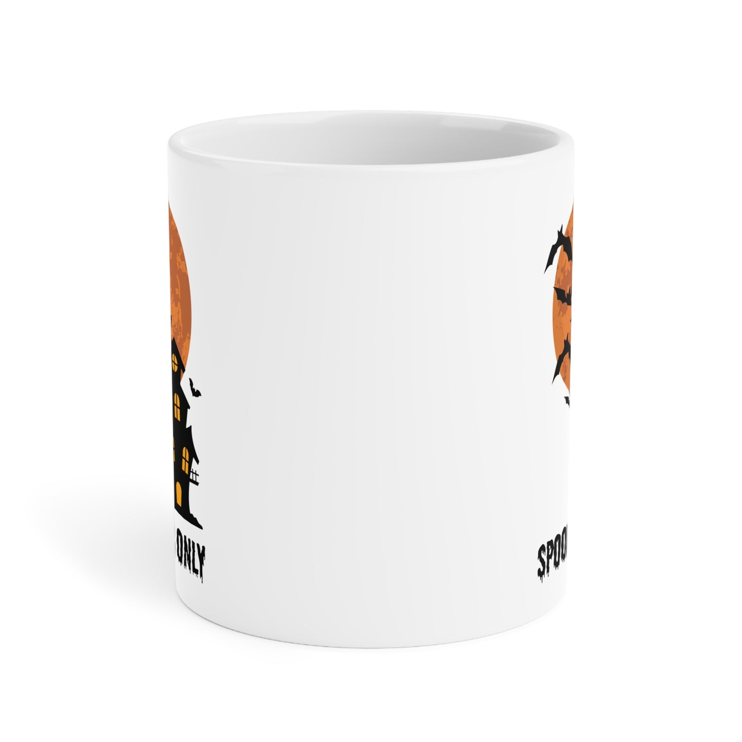 Spooky vibes only (1) - White Halloween Mug (CAD)