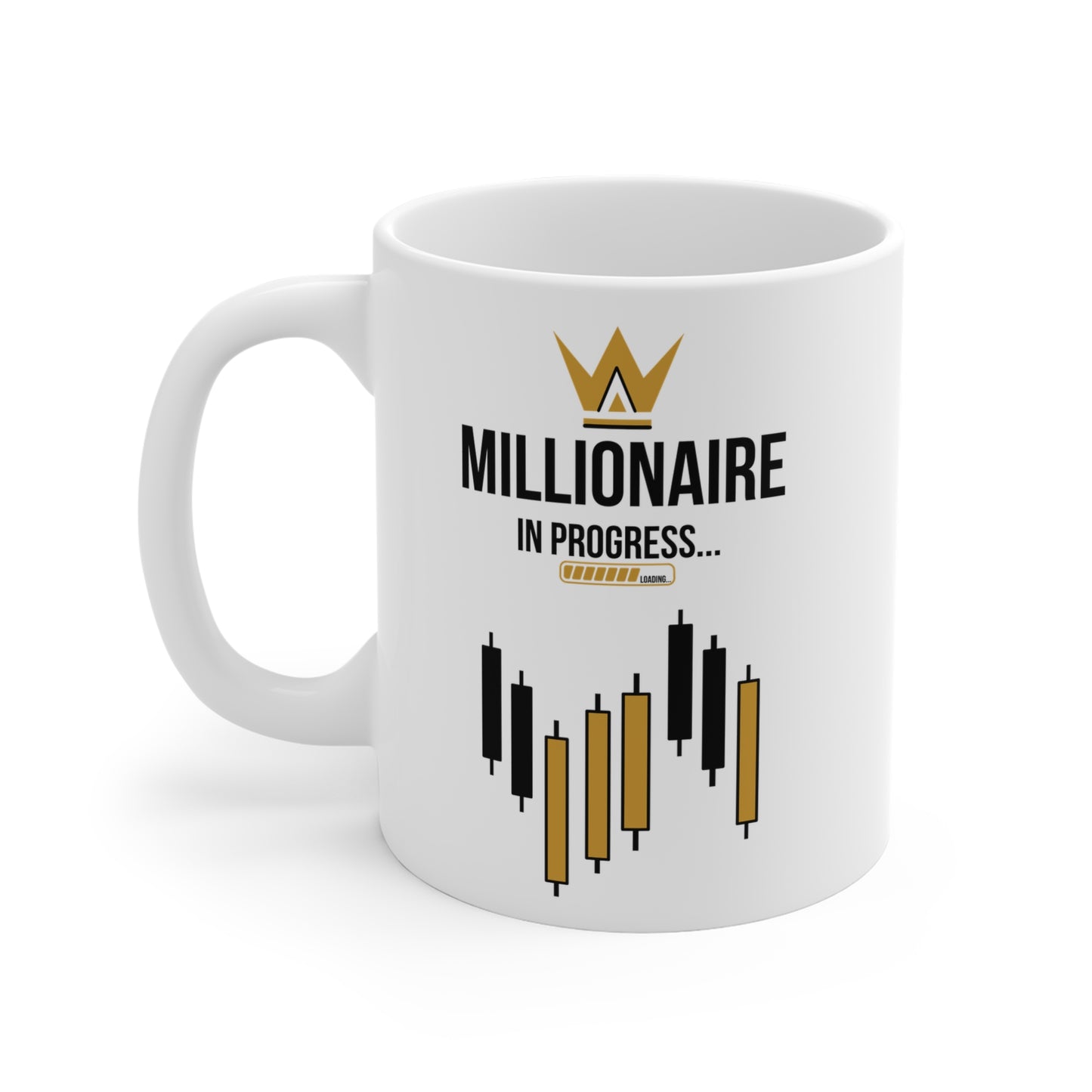 Millionaire Progress - White Trading Mug (CAD)
