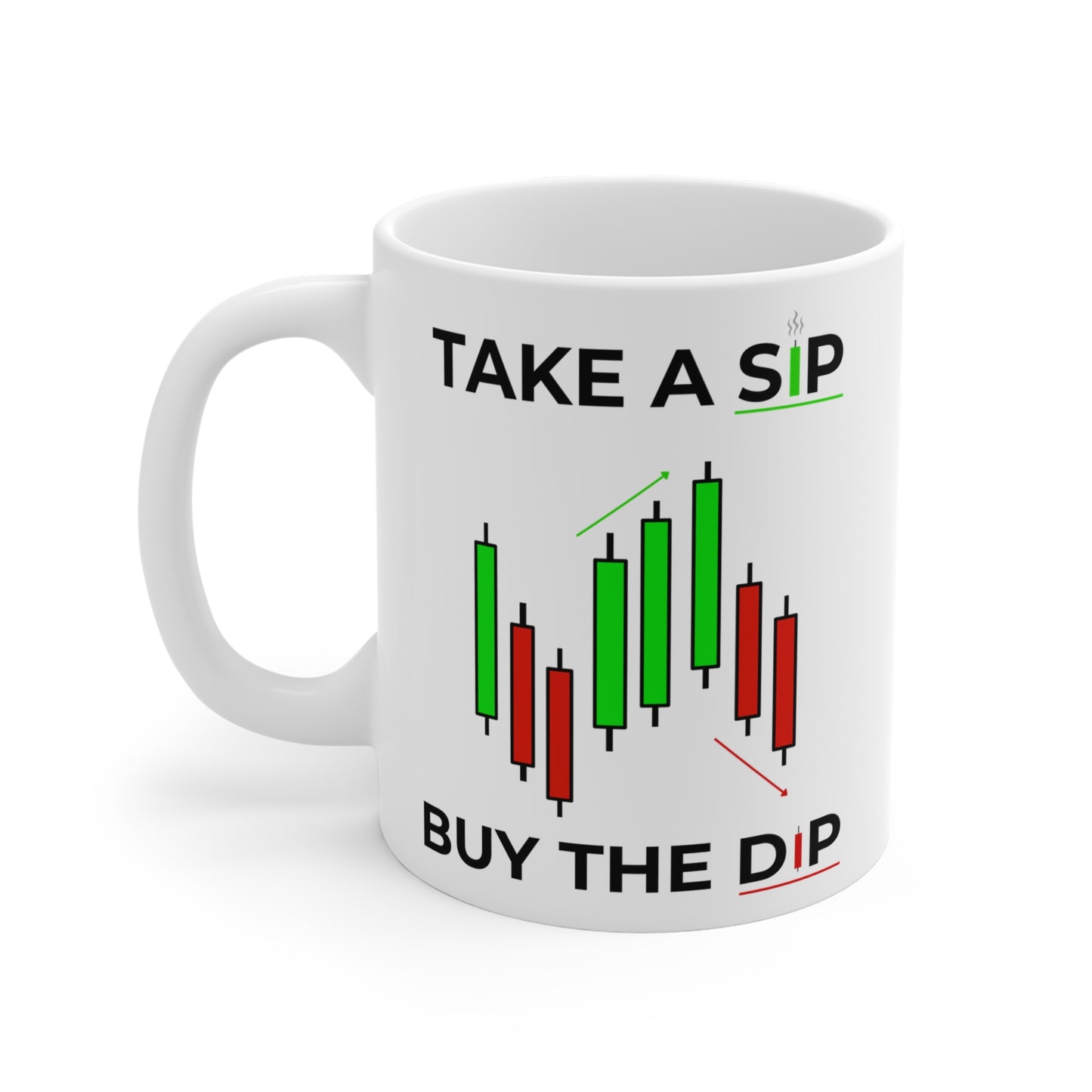 Buy The Dip (1) - White Trading Mug (CAD)