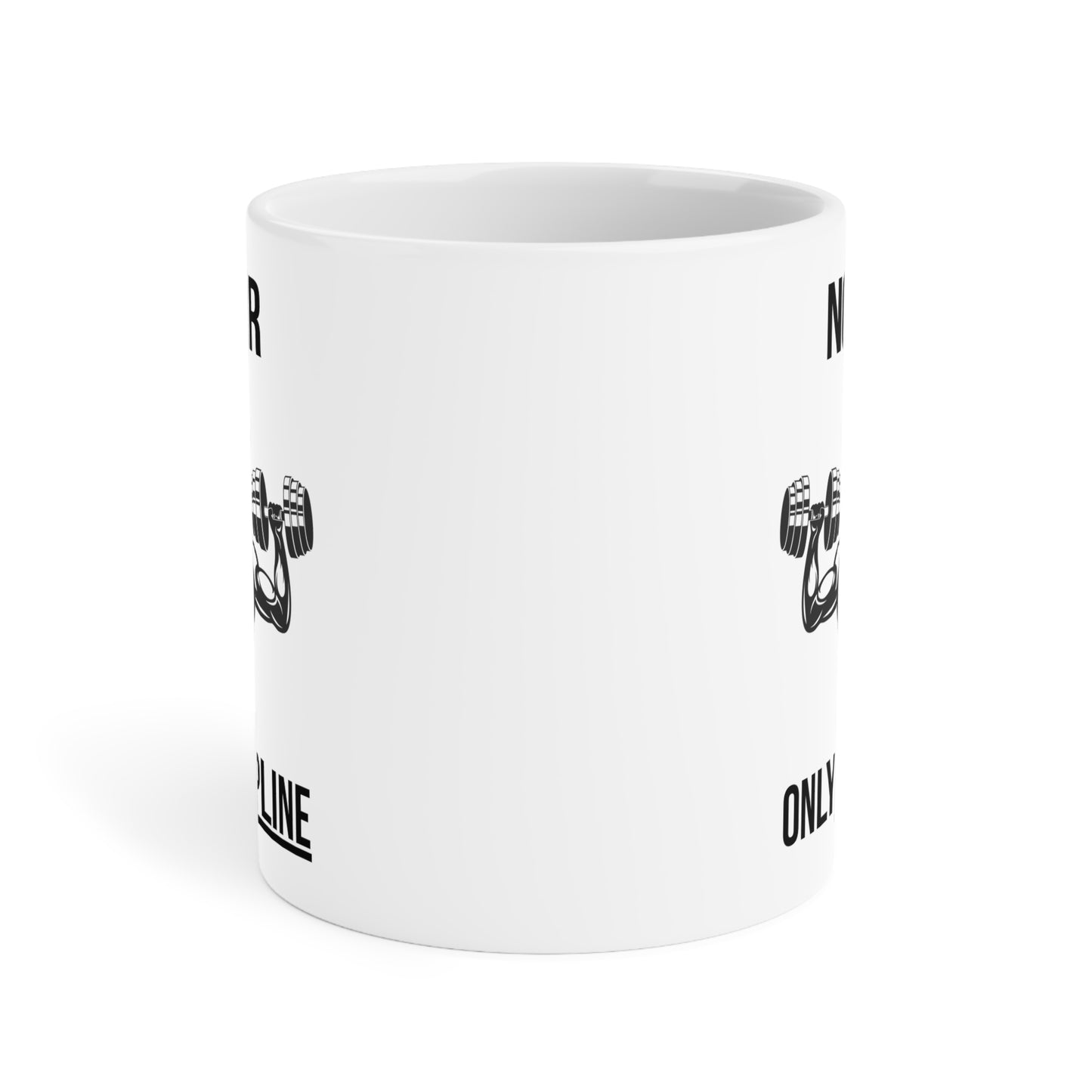 No fear, only discipline - White Halloween Mug (CAD)