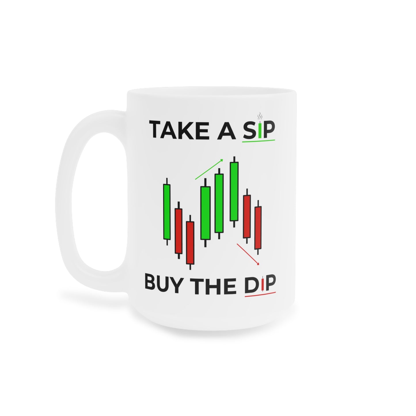 Buy The Dip (1) - White Trading Mug (CAD)