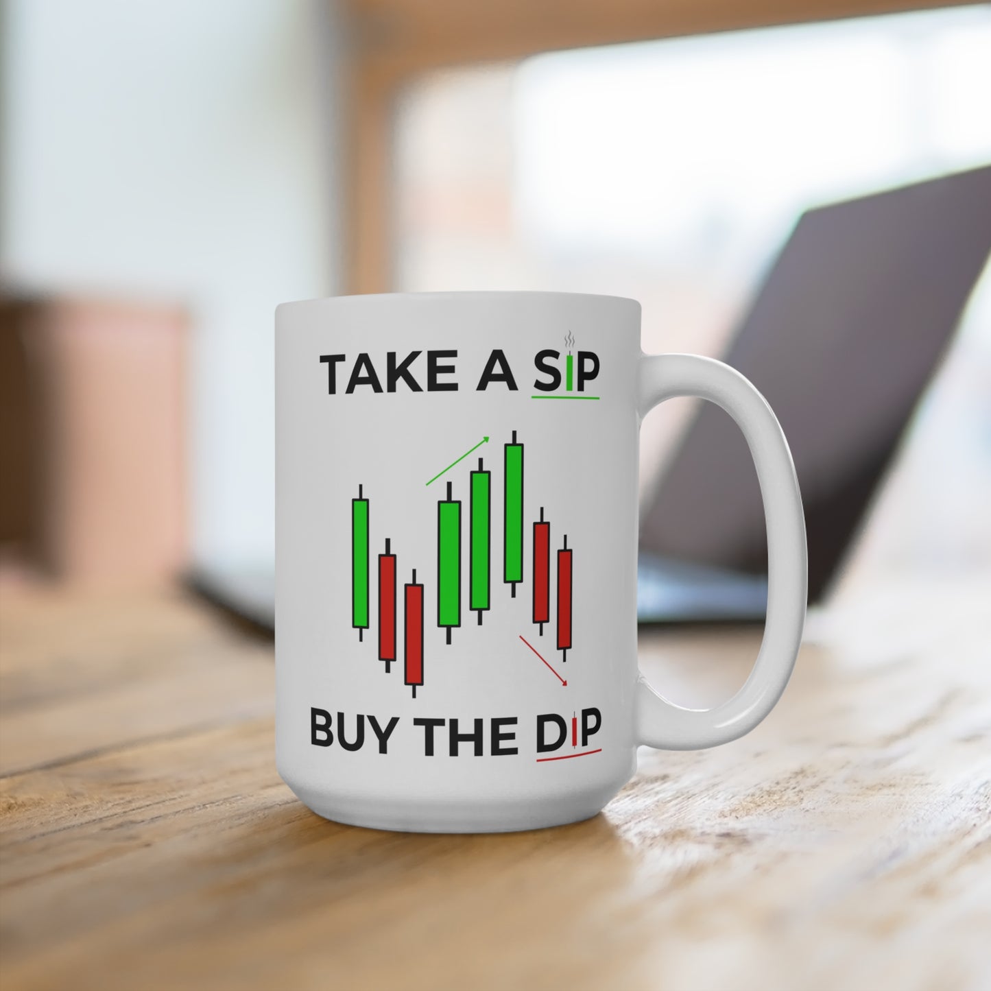 Buy The Dip (1) - White Trading Mug (CAD)