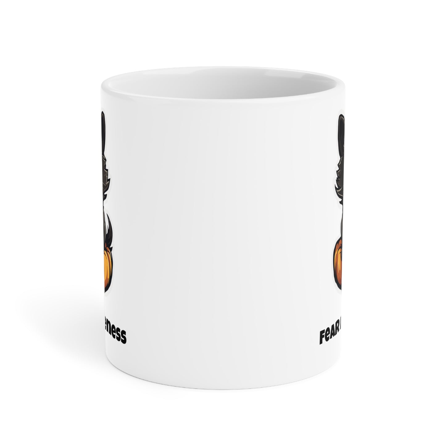 Fear my cuteness (1) - White Halloween Mug (CAD)