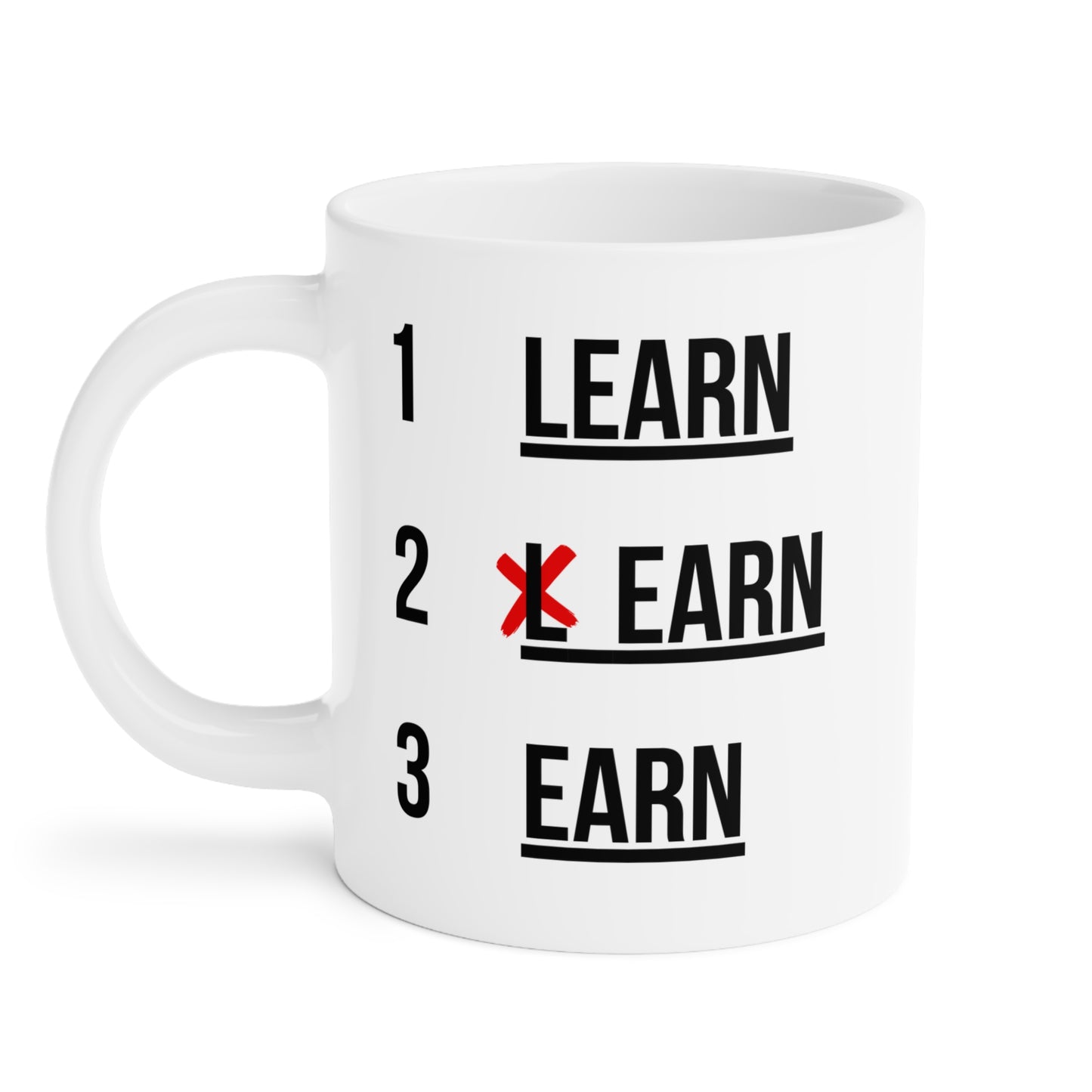 Remove the L (5) - White Motivation Mug (CAD)