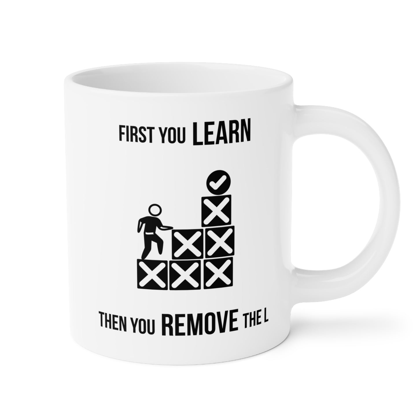 Remove the L (3) - White Motivation Mug (CAD)