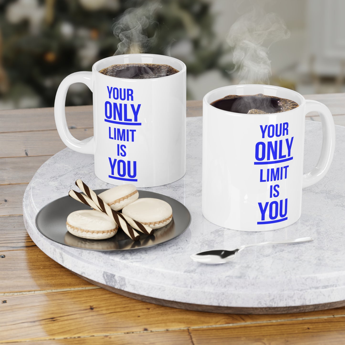 Your Only Limit is You (2) - White Motivation Mug (CAD)