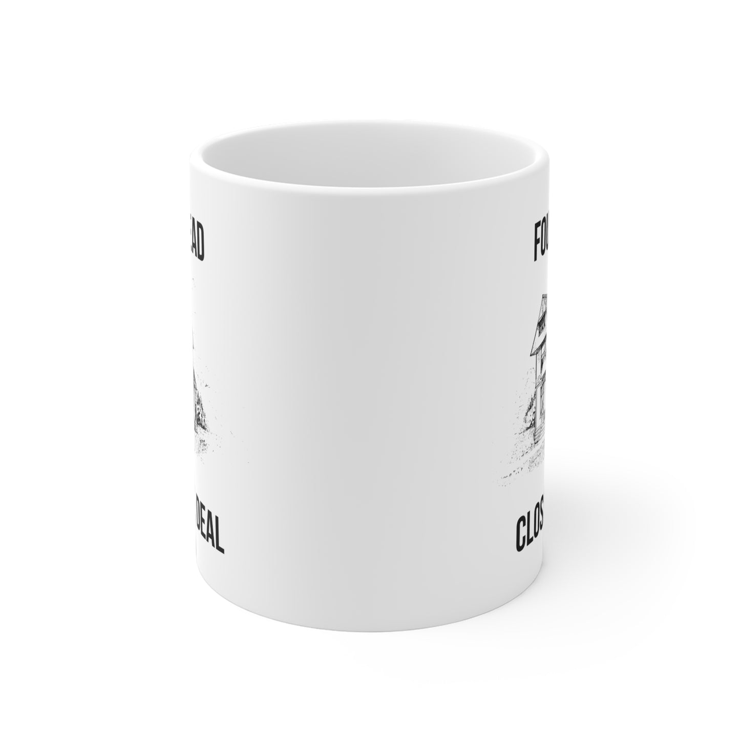 Found A Lead, Closed The Deal (2) - White Motivation Mug (CAD)