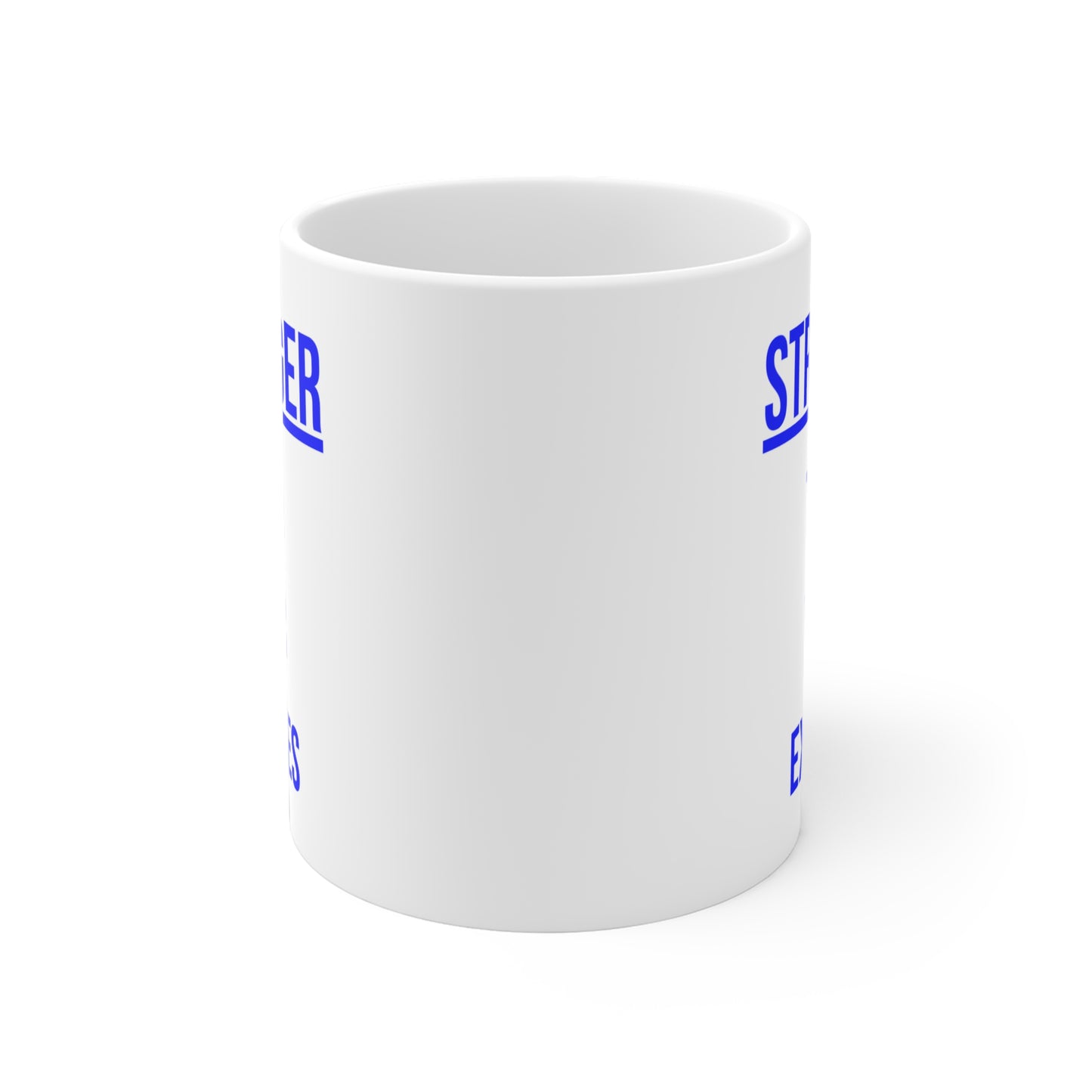Stronger than your Excuses (2) - White Motivation Mug (CAD)