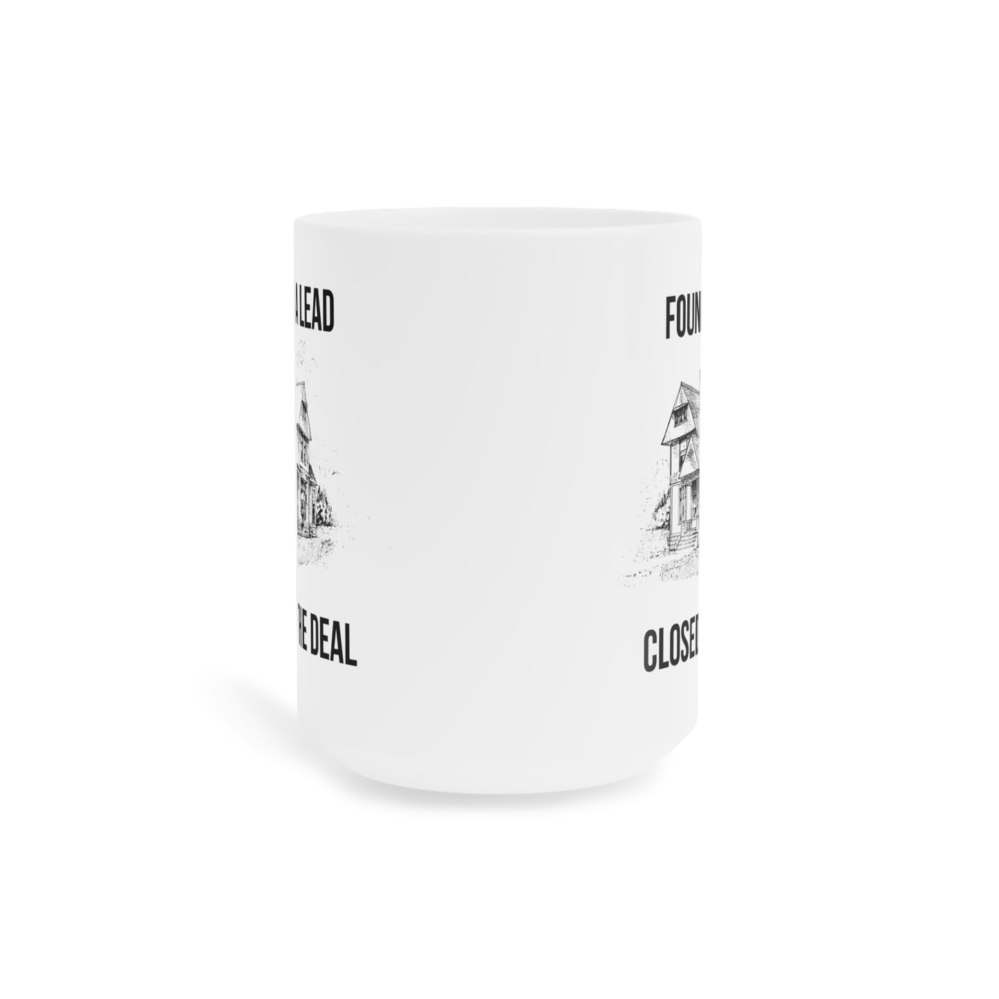 Found A Lead, Closed The Deal (2) - White Motivation Mug (CAD)