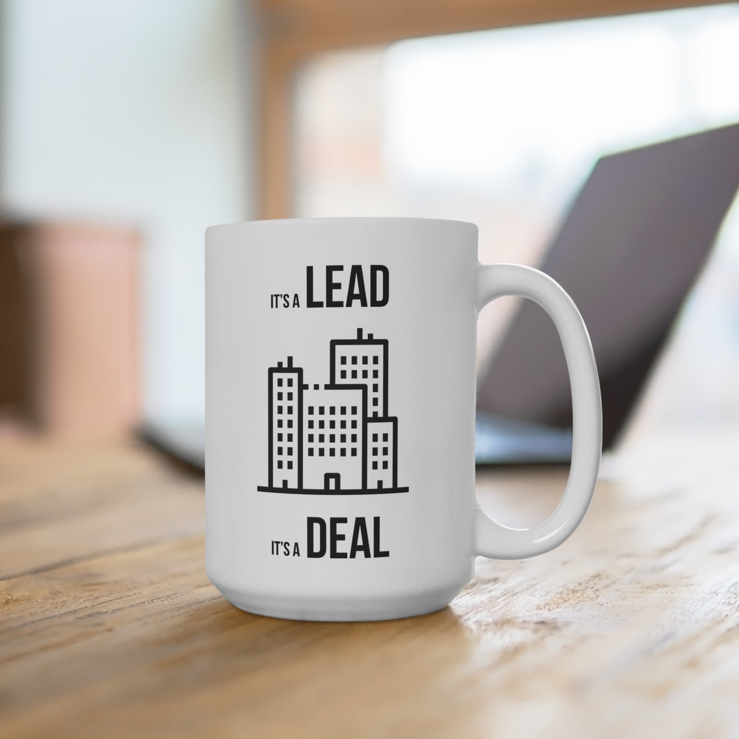Lead, Deal (3) - White Motivation Mug (CAD)
