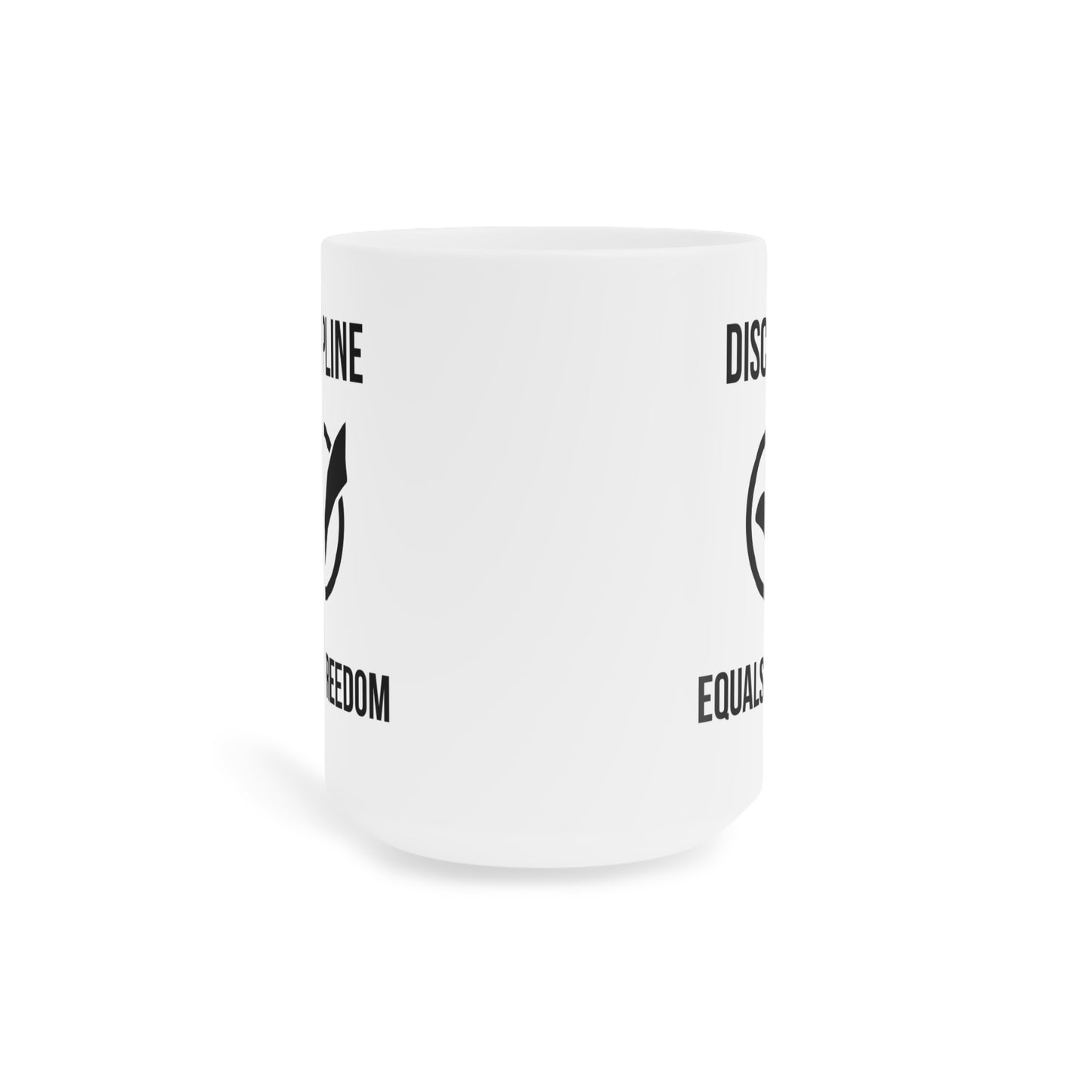 Discipline Equals Freedom (5) - White Motivation Mug (CAD)