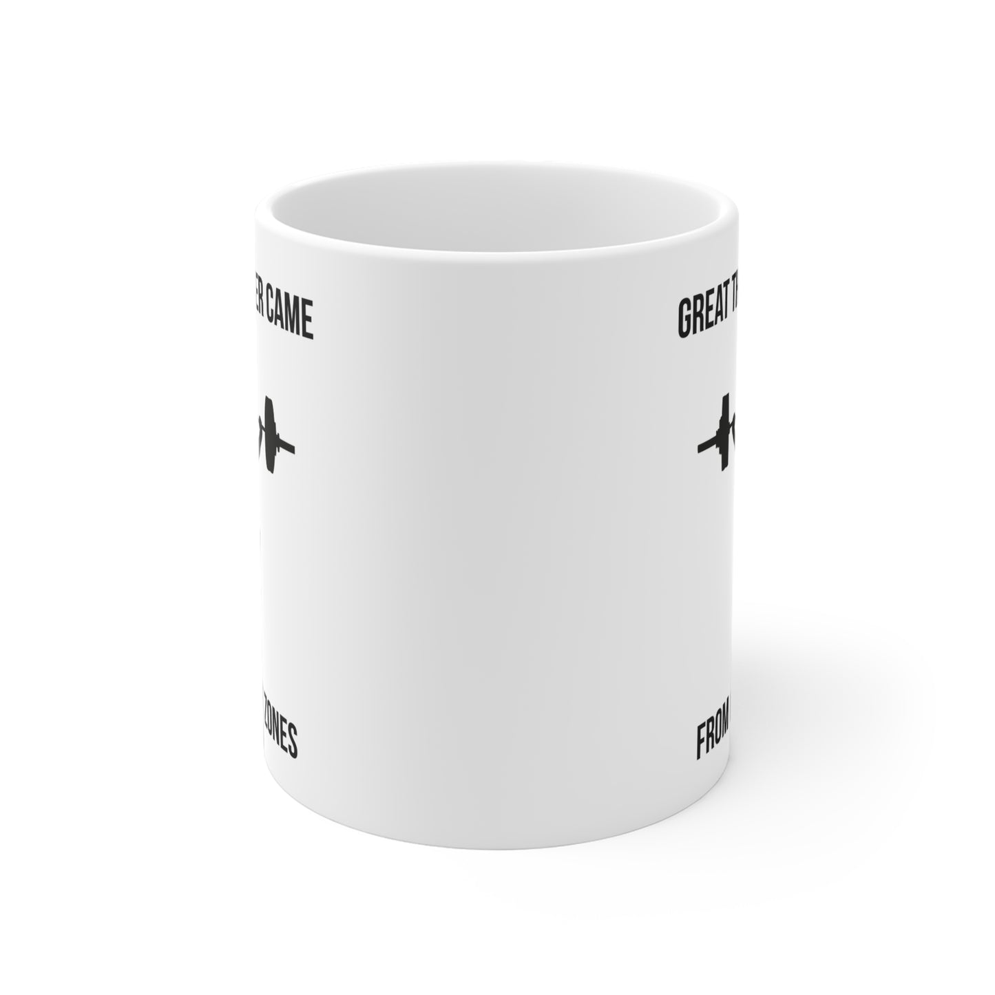 Great Things Never Came from Comfort Zone (4) - White Motivation Mug (CAD)