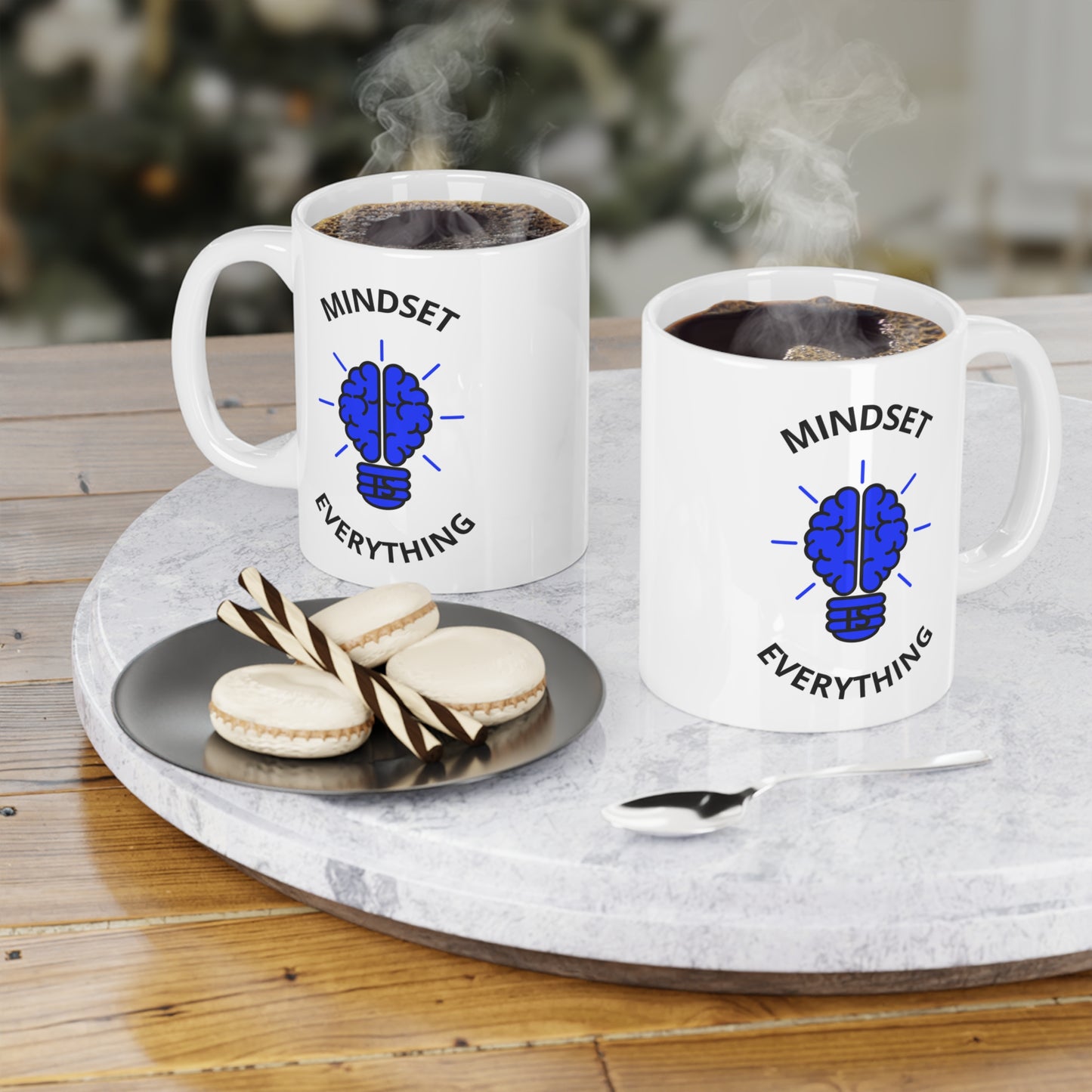 Mindset is Everything (2) - White Motivation Mug (CAD)