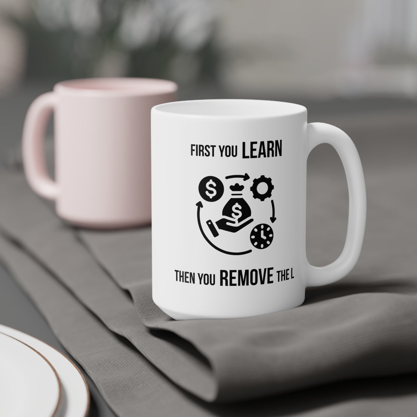 Remove the L (4) - White Motivation Mug (CAD)