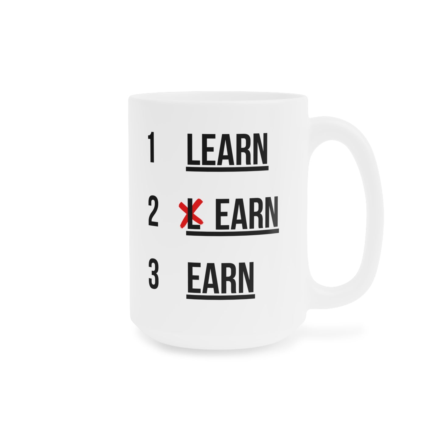 Remove the L (5) - White Motivation Mug (CAD)