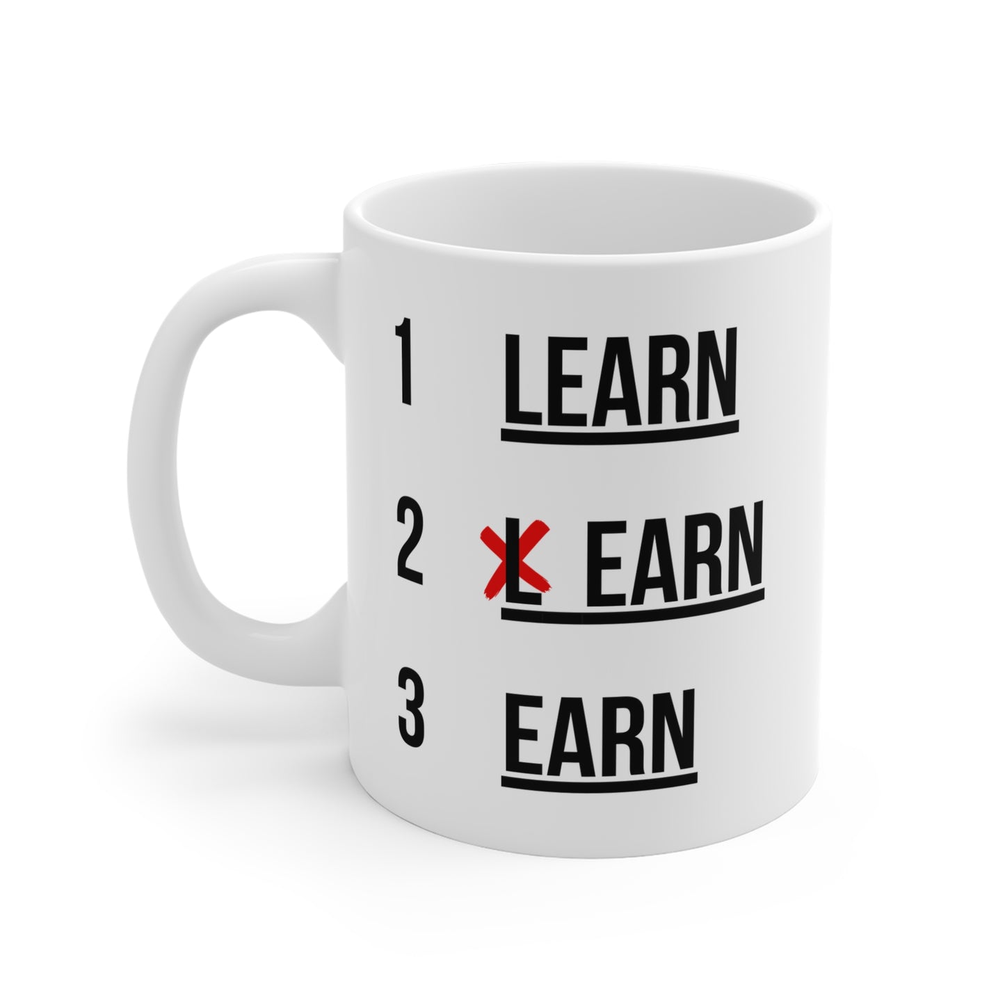 Remove the L (5) - White Motivation Mug (CAD)