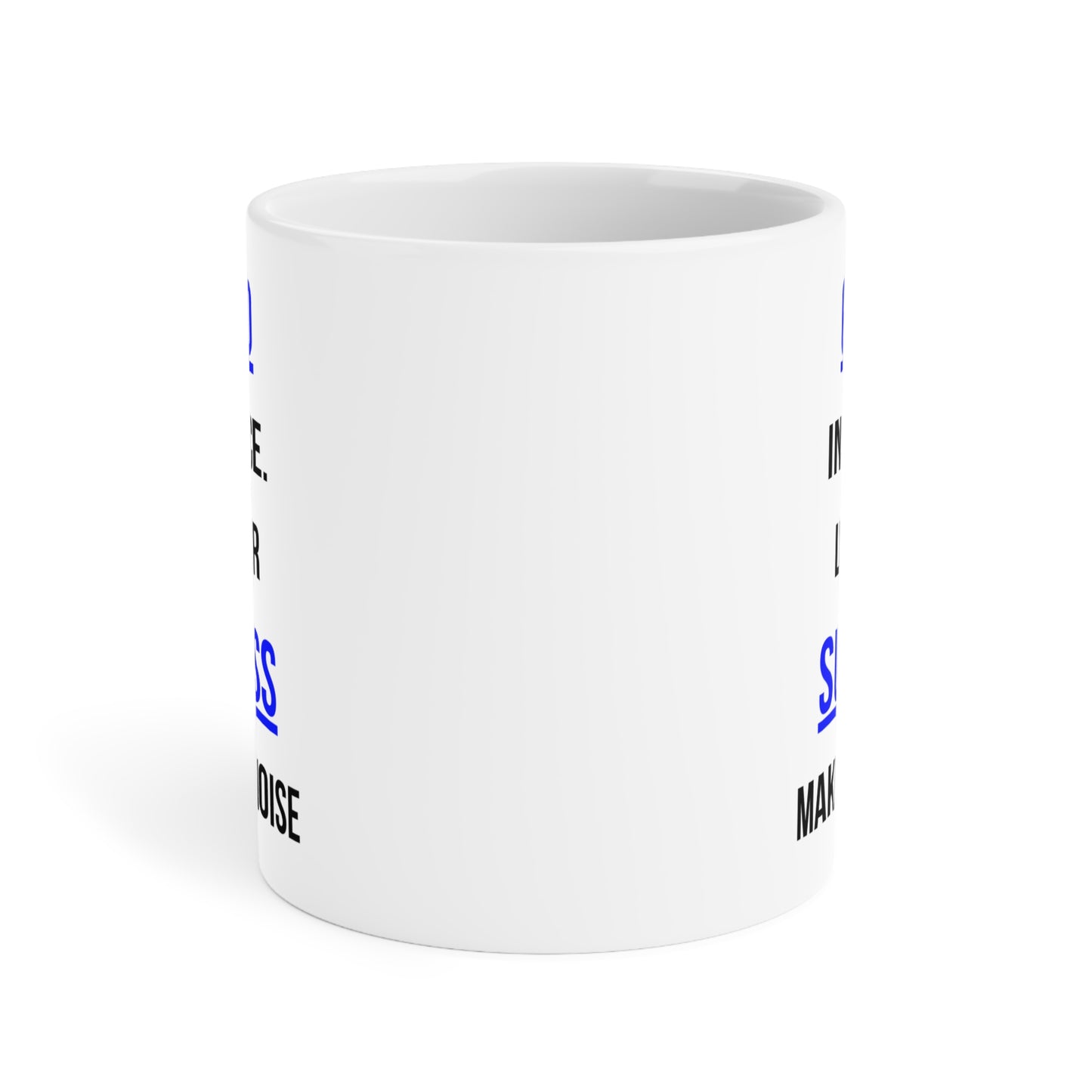 Grind Silence. Success Noise (2) - White Motivation Mug (CAD)