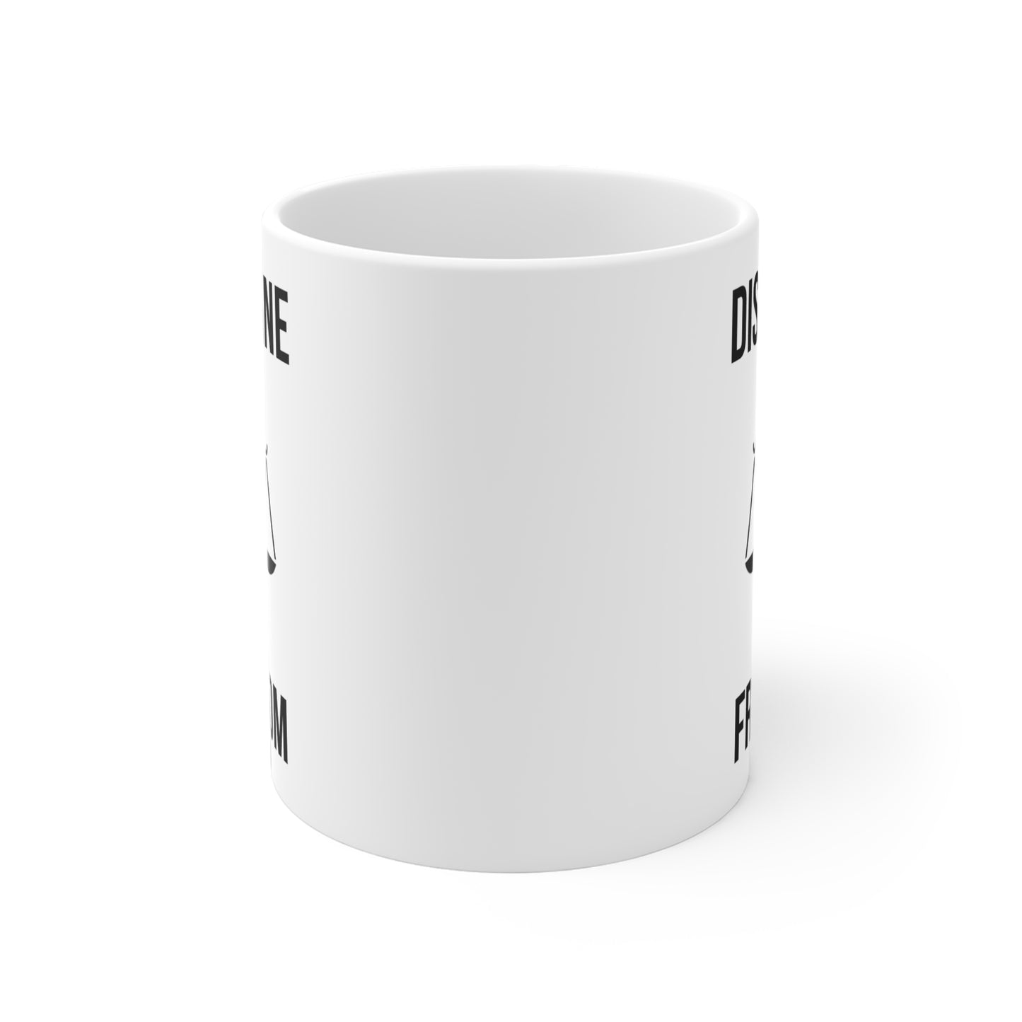 Discipline Equals Freedom (4) - White Motivation Mug (CAD)