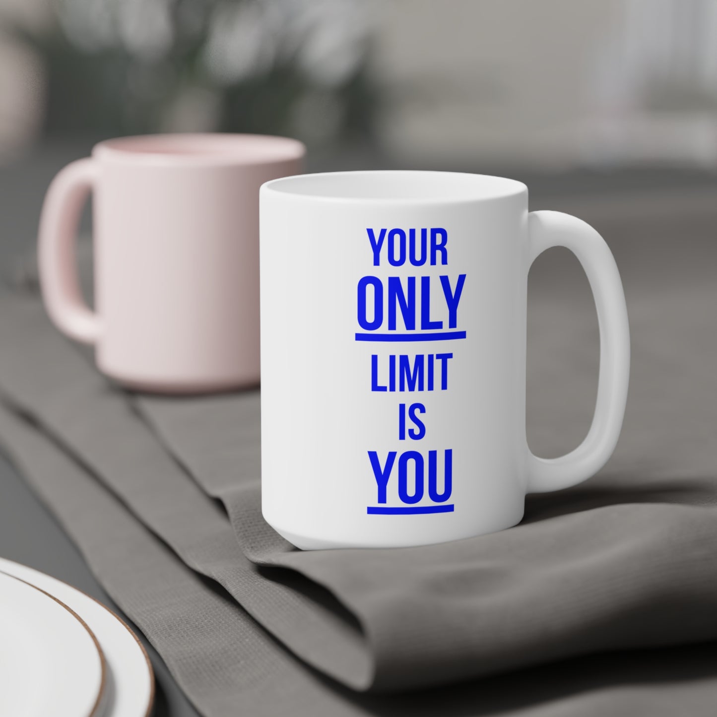 Your Only Limit is You (2) - White Motivation Mug (CAD)