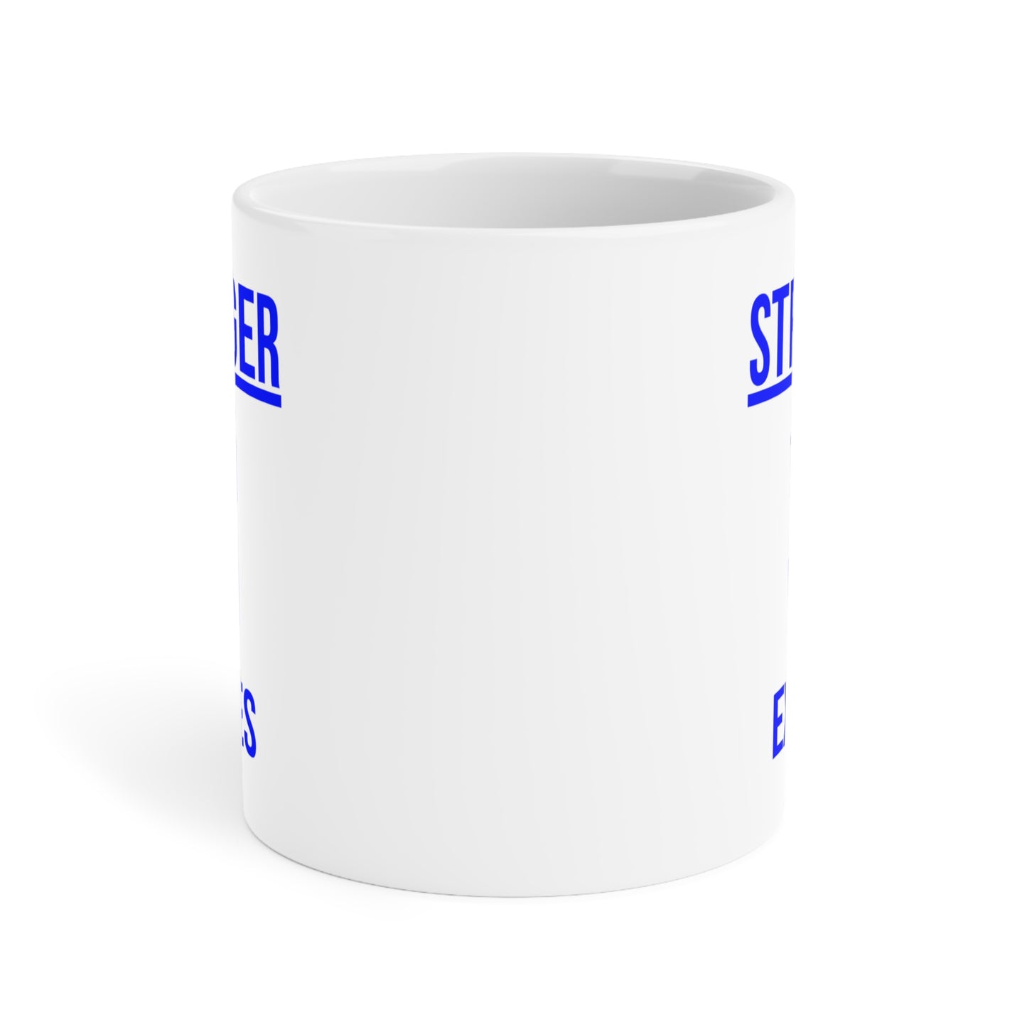 Stronger than your Excuses (2) - White Motivation Mug (CAD)