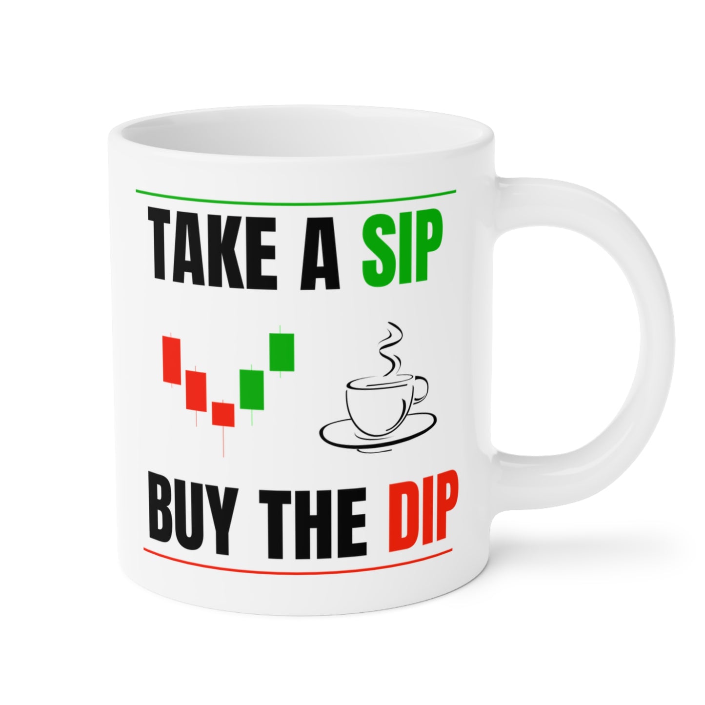 Buy The Dip - White Trading Mug (CAD)
