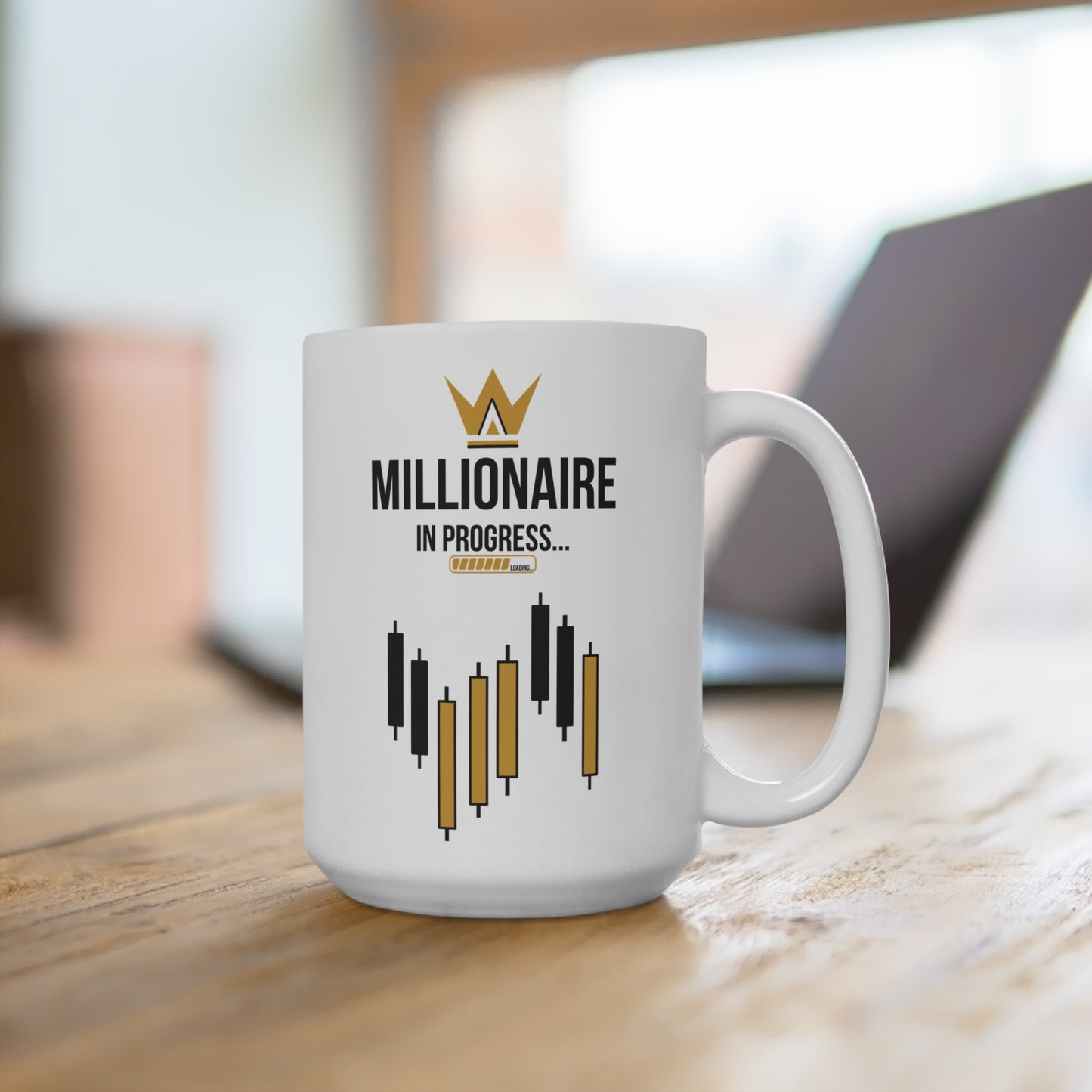 Millionaire Progress - White Trading Mug (CAD)