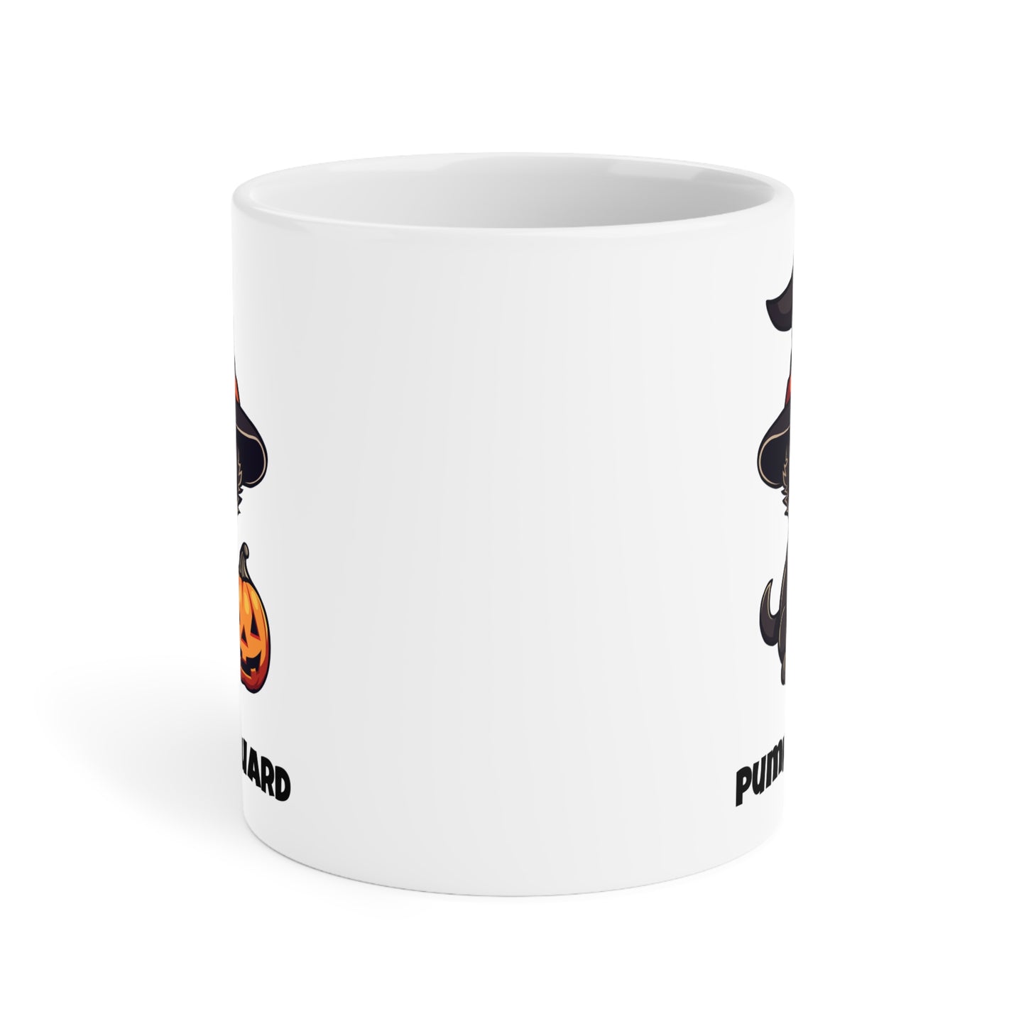 Pumpkin guard (1) - White Halloween Mug (CAD)