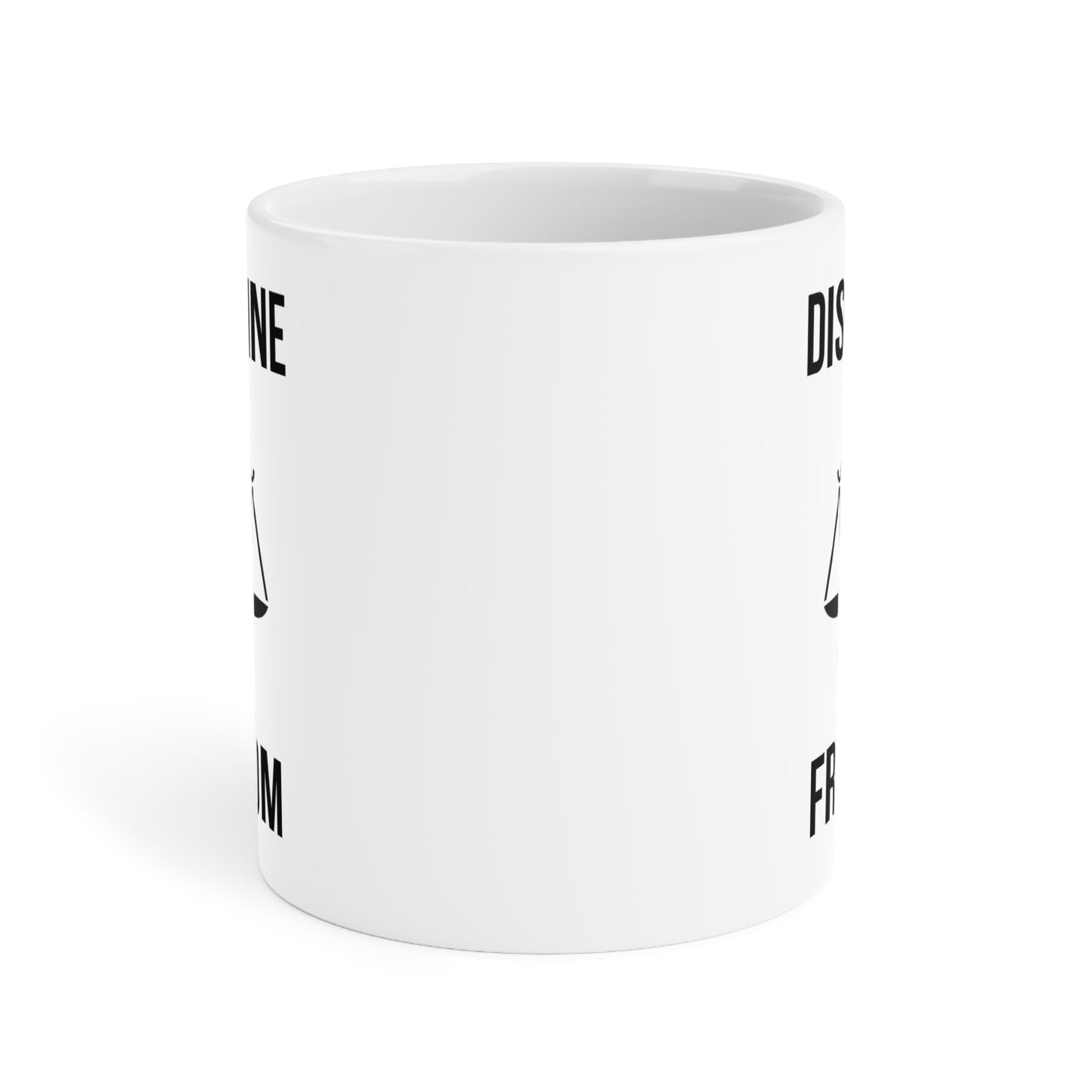 Discipline Equals Freedom (4) - White Motivation Mug (CAD)