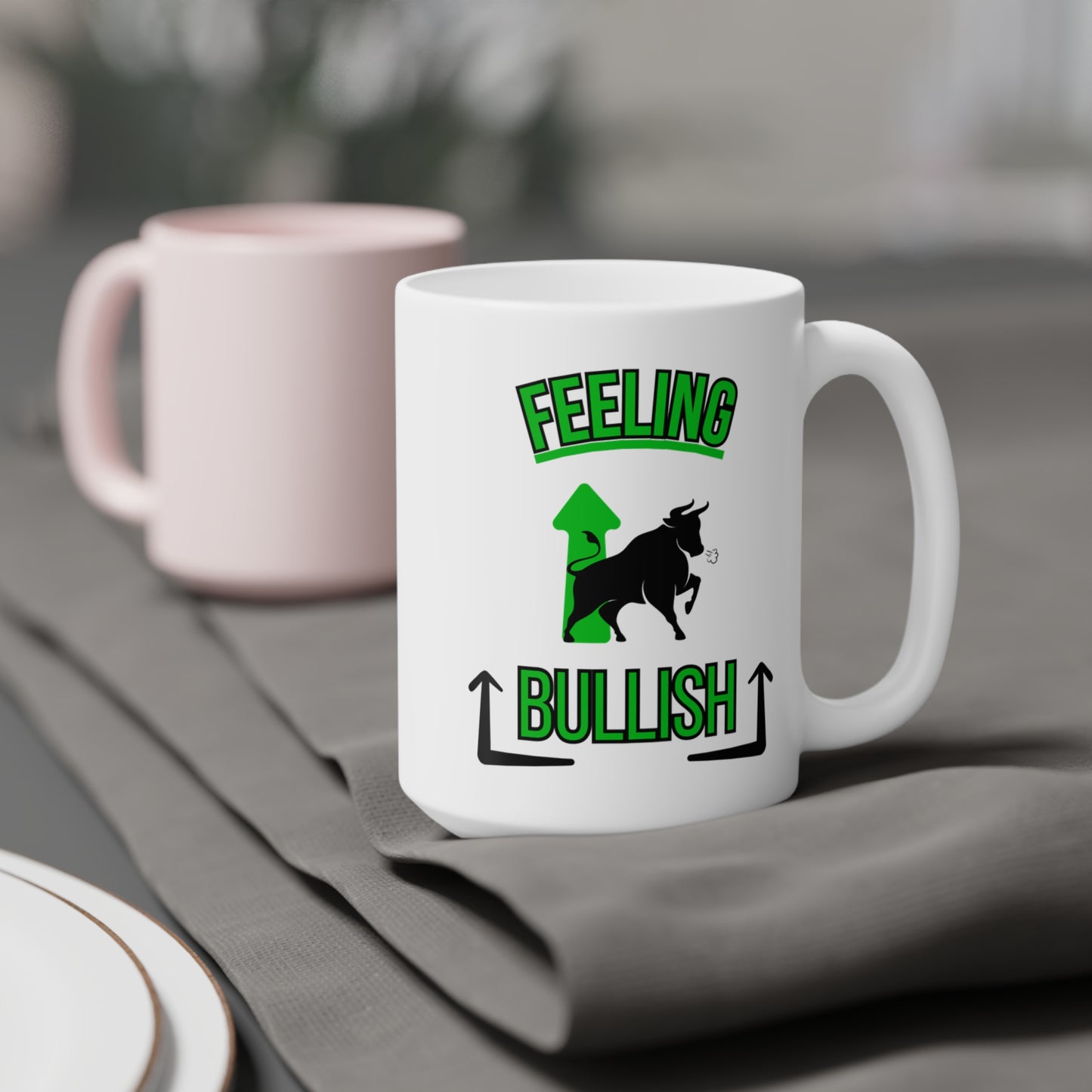 Feeling Bullish (1) - White Trading Mug (CAD)