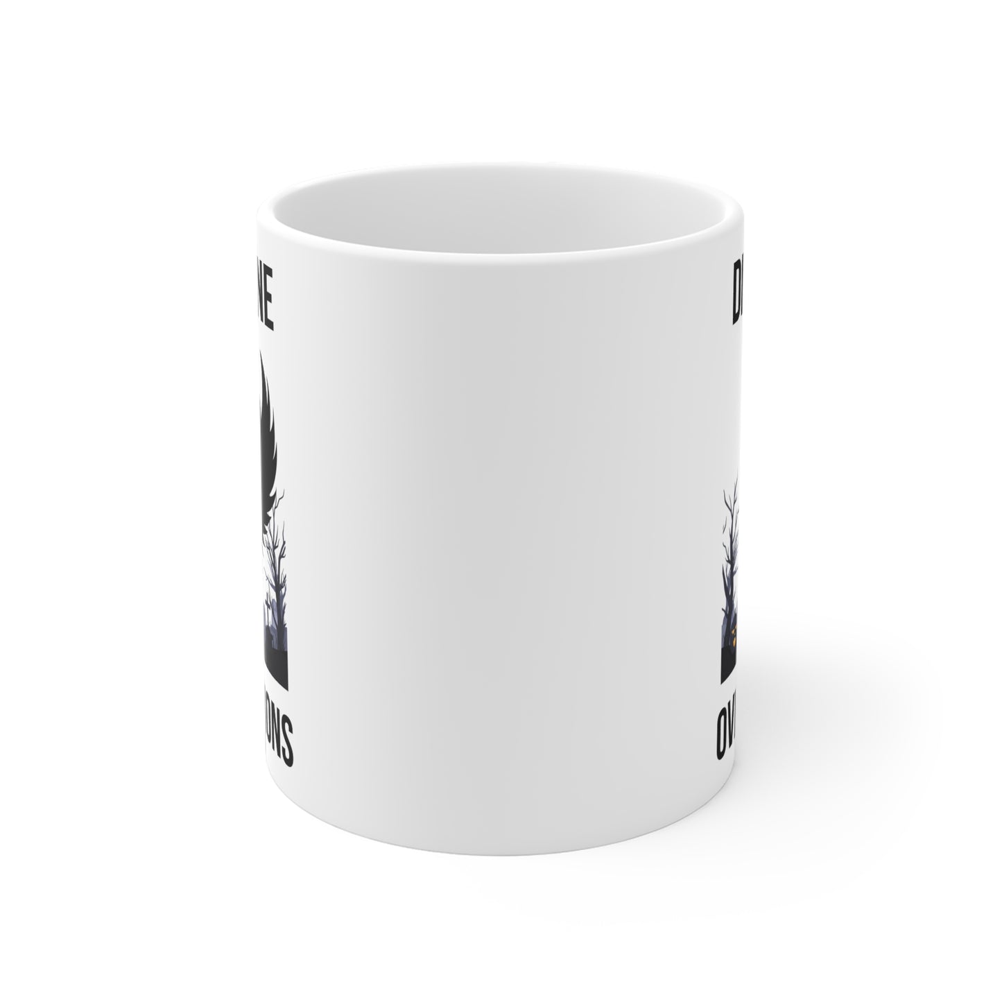 Discipline over demons (1) - White Halloween Mug (CAD)